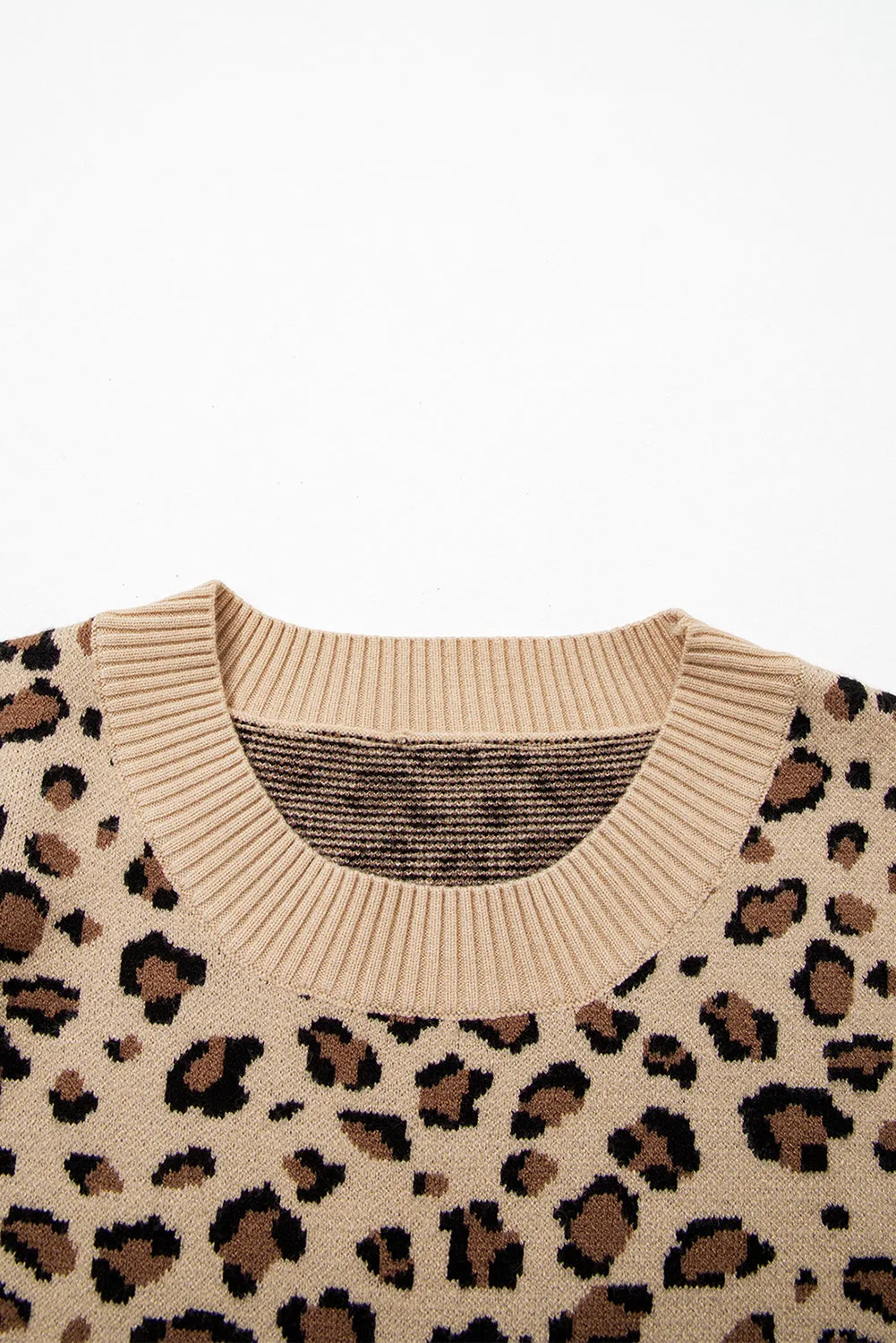 Leopard Pattern Sweater Dolman Sleeve sold by Beagle Boutique product image thumbnail 5