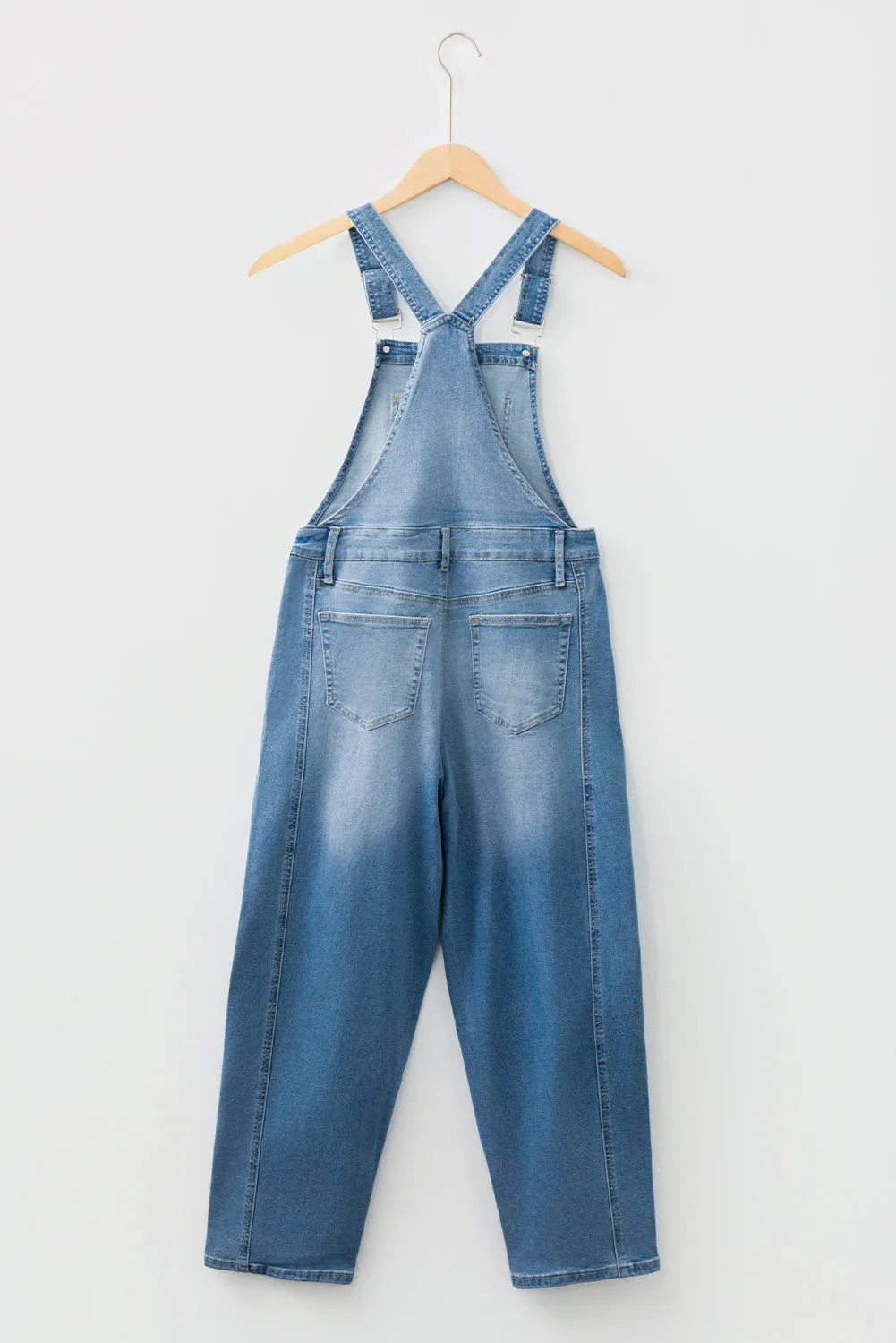 Adjustable Buckle Barrel Denim Dungarees Overalls sold by Beagle Boutique product image thumbnail 5