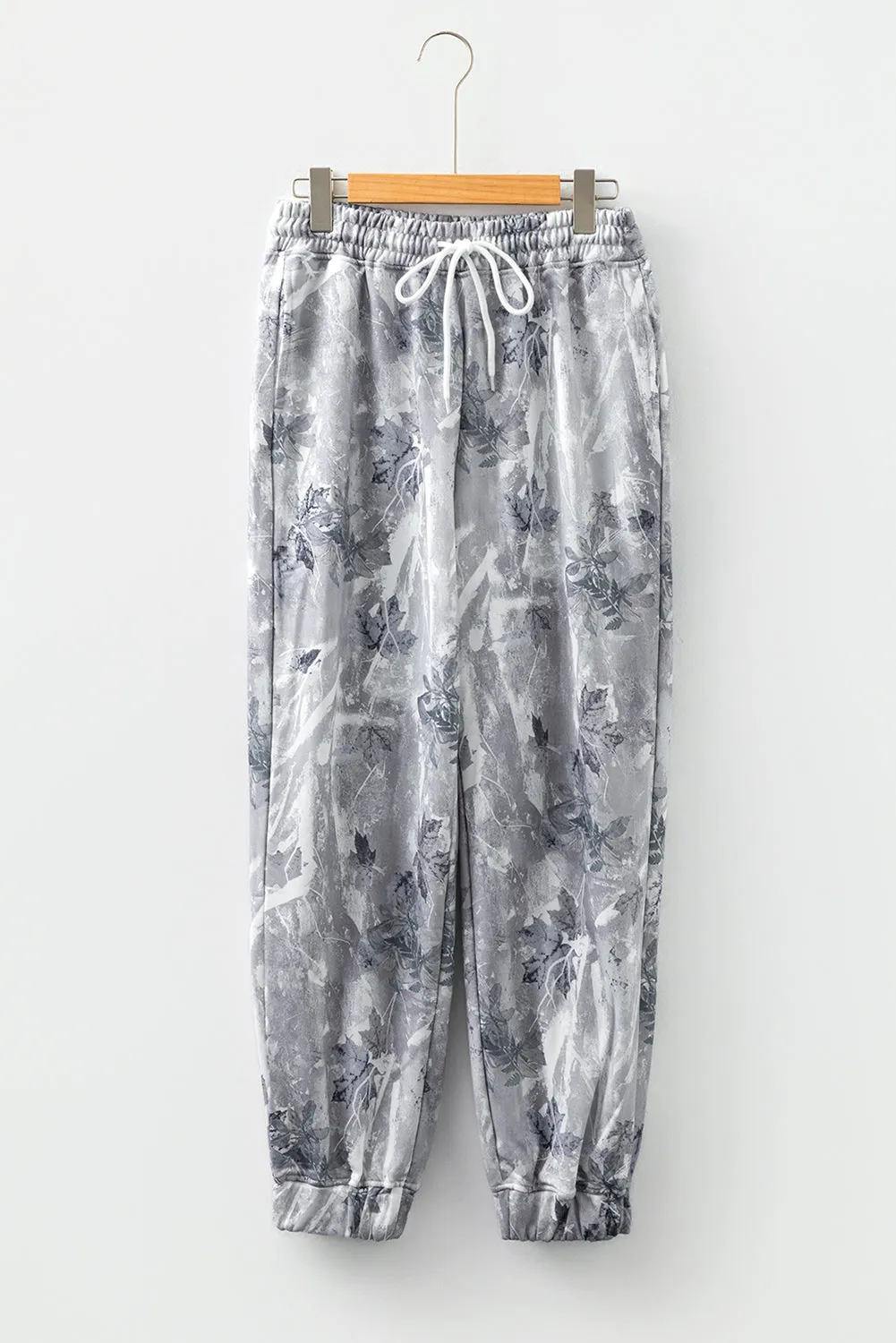 Camo Print Drawstring Elastic Waist Joggers sold by Beagle Boutique product image thumbnail 4