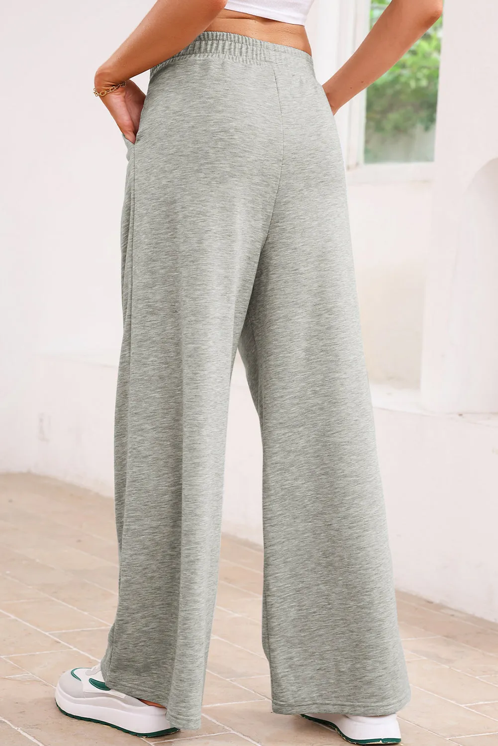 Tied Elastic High Waist Pleated Detail Sweatpants sold by Beagle Boutique product image thumbnail 2