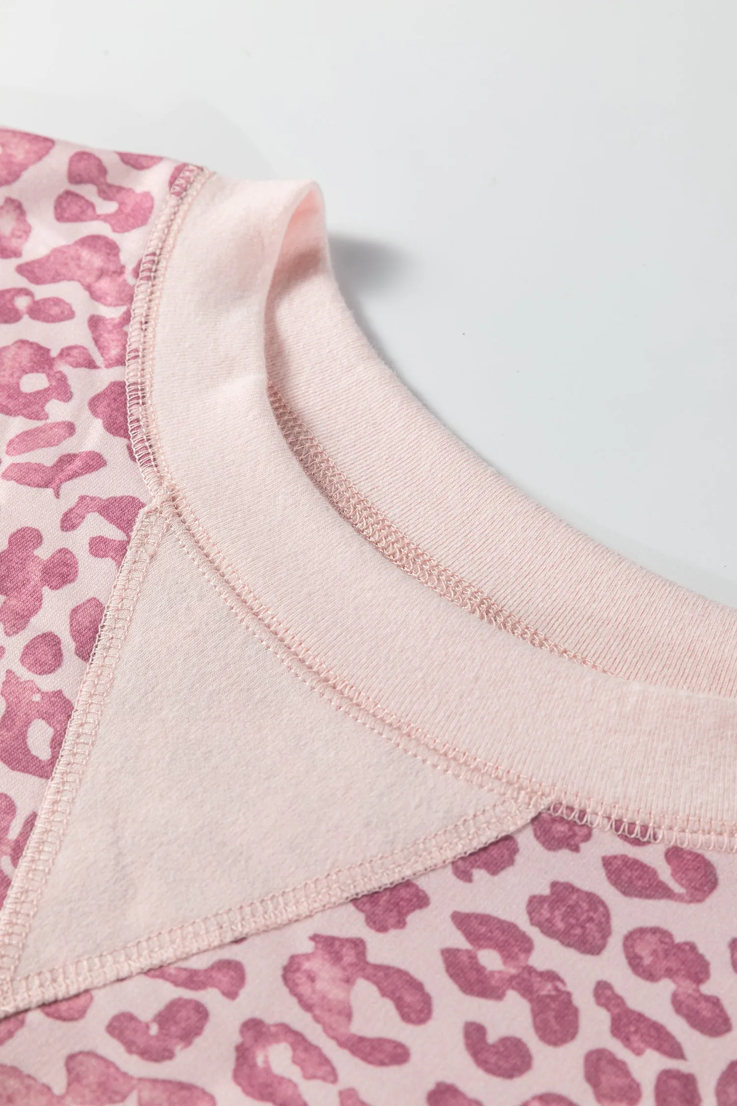 Leopard Print Crew Neck Sweatshirt sold by Beagle Boutique product image thumbnail 5