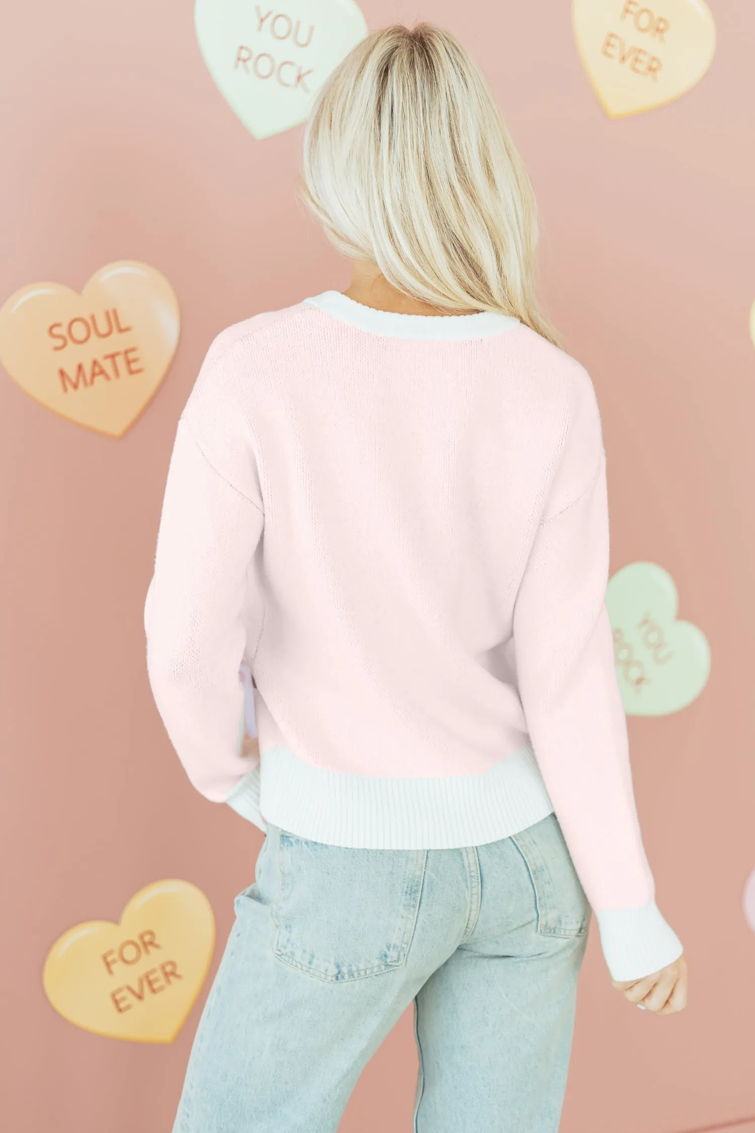 Cherry Pattern Drop Shoulder Sweater sold by Beagle Boutique product image thumbnail 3