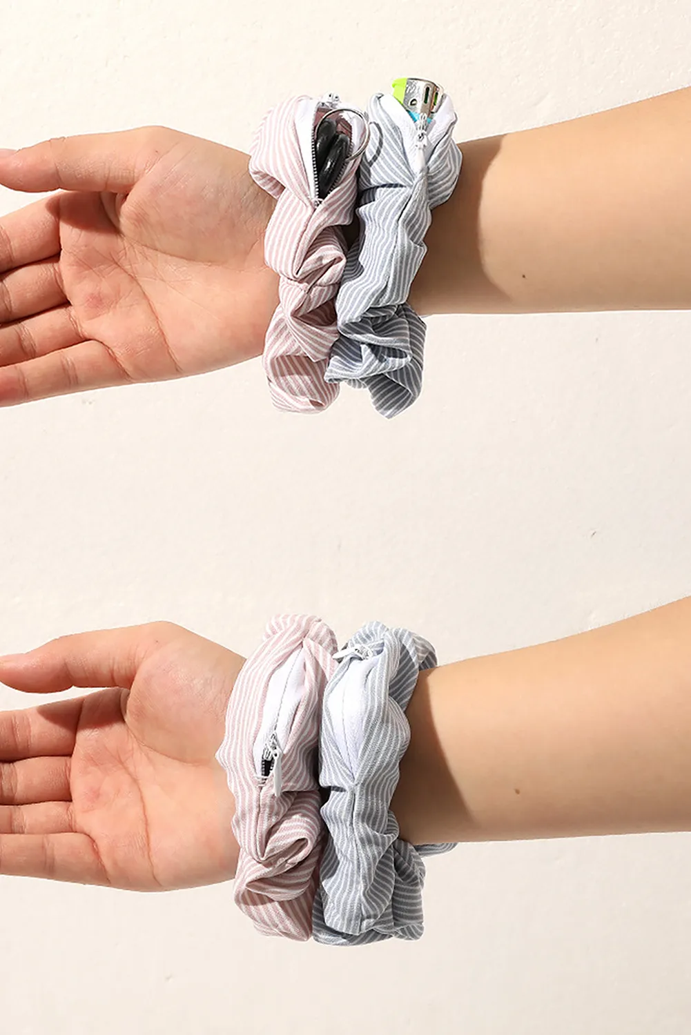 Pocket Scrunchie With Hidden Zipper sold by Beagle Boutique product image thumbnail 4
