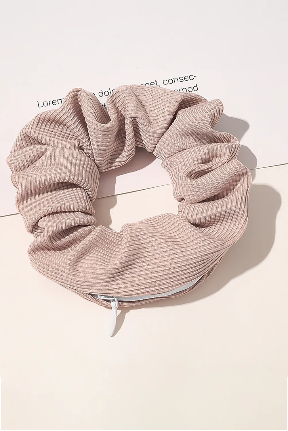 Pocket Scrunchie With Hidden Zipper sold by Beagle Boutique product image thumbnail 2
