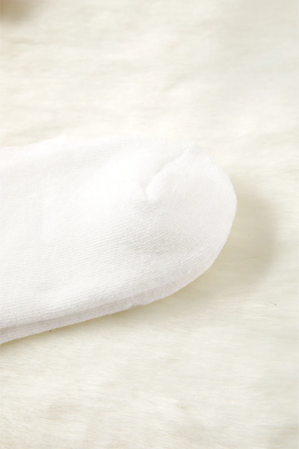 White Leopard Double Stripe Crew Socks sold by Beagle Boutique product image thumbnail 4