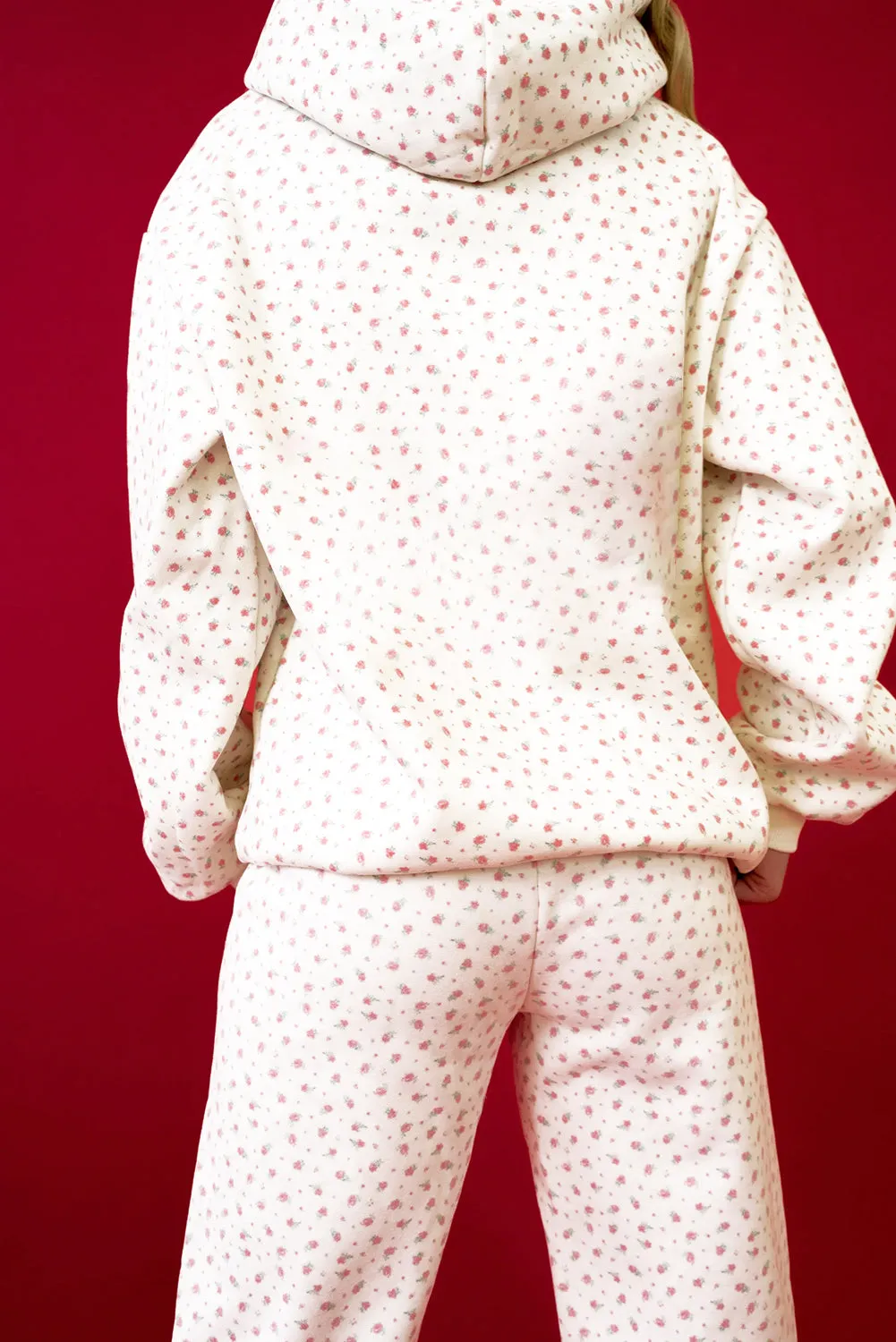 Floral Kangaroo Pocket Hoodie Trousers Co-ord Set sold by Beagle Boutique product image thumbnail 2