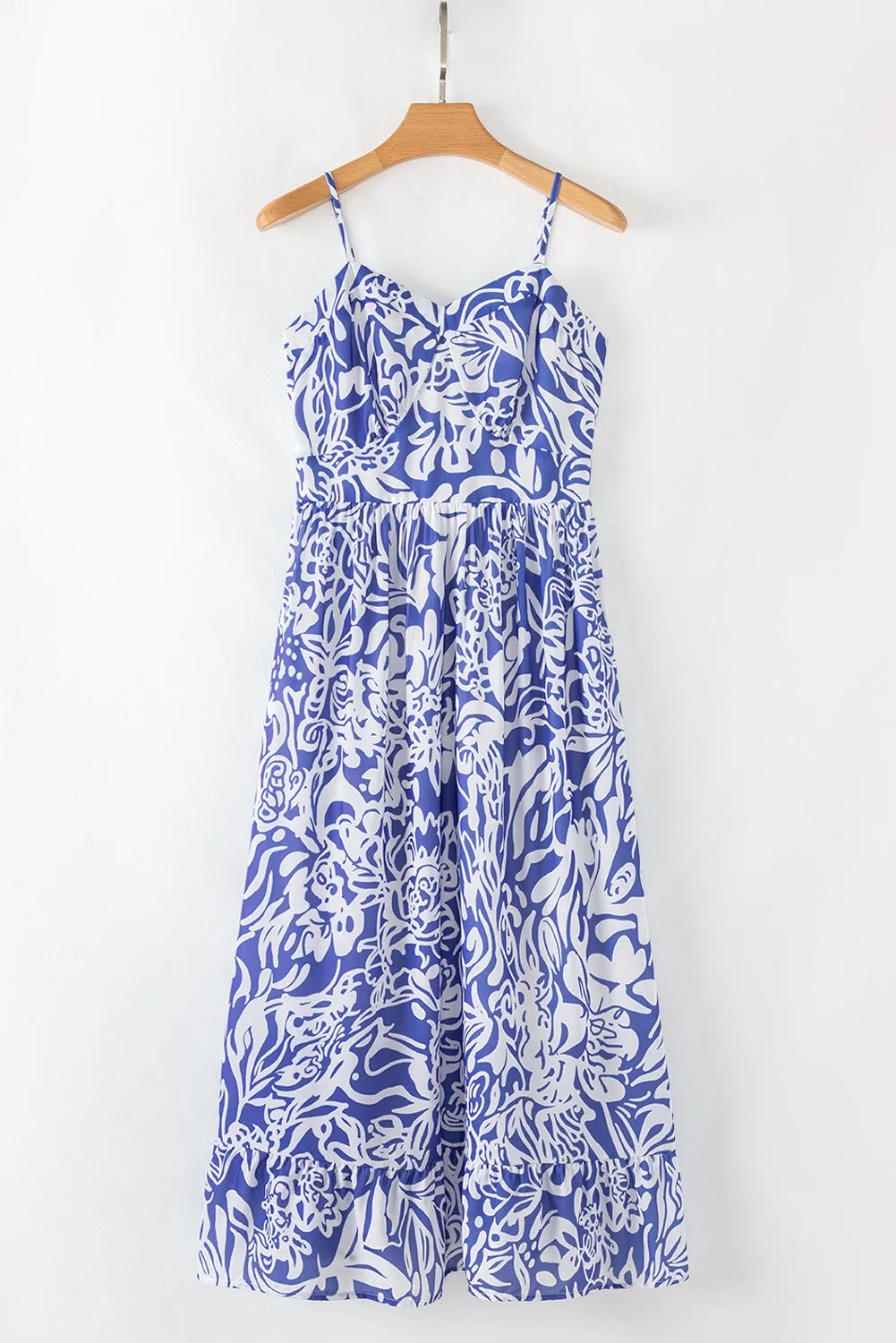 Floral Print Spaghetti Strap Maxi Dress sold by Beagle Boutique