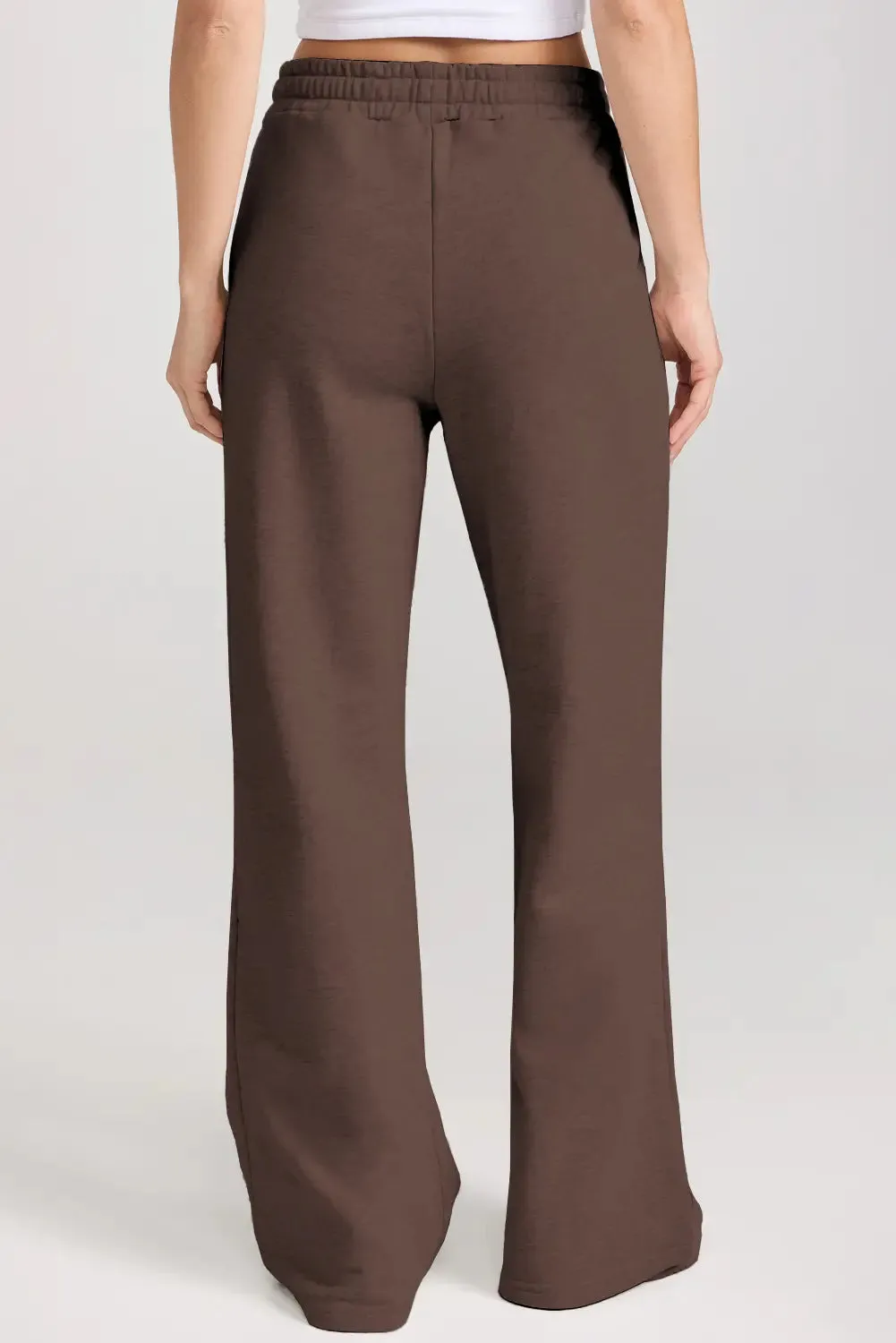 Solid Collared Sweatshirt and High Waist Pants Active Set sold by Beagle Boutique product image thumbnail 4