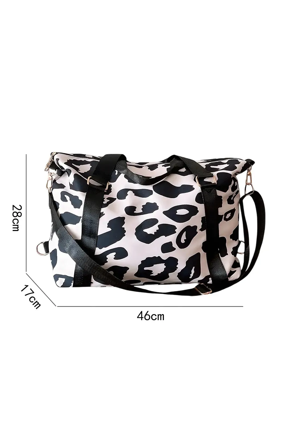 Leopard Print Large Travel Duffel Bag sold by Beagle Boutique product image thumbnail 5
