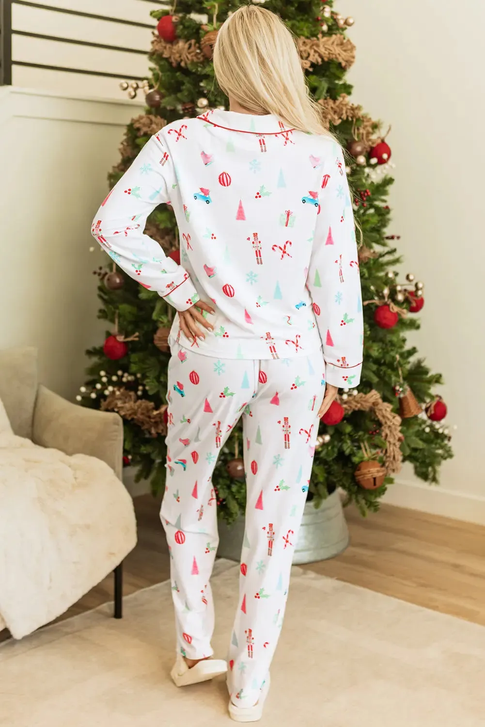 Christmas Print Shirt and Pants Pyjamas sold by Beagle Boutique product image thumbnail 2