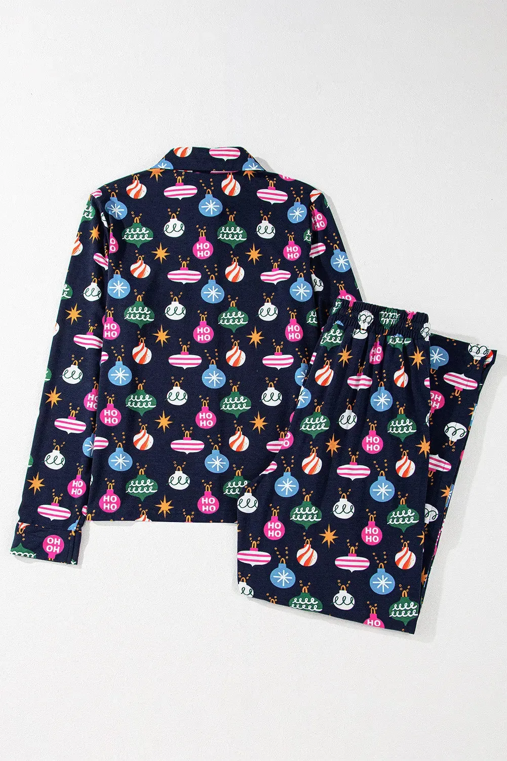 Christmas Lights Print Shirt Pyjama Set sold by Beagle Boutique product image thumbnail 4