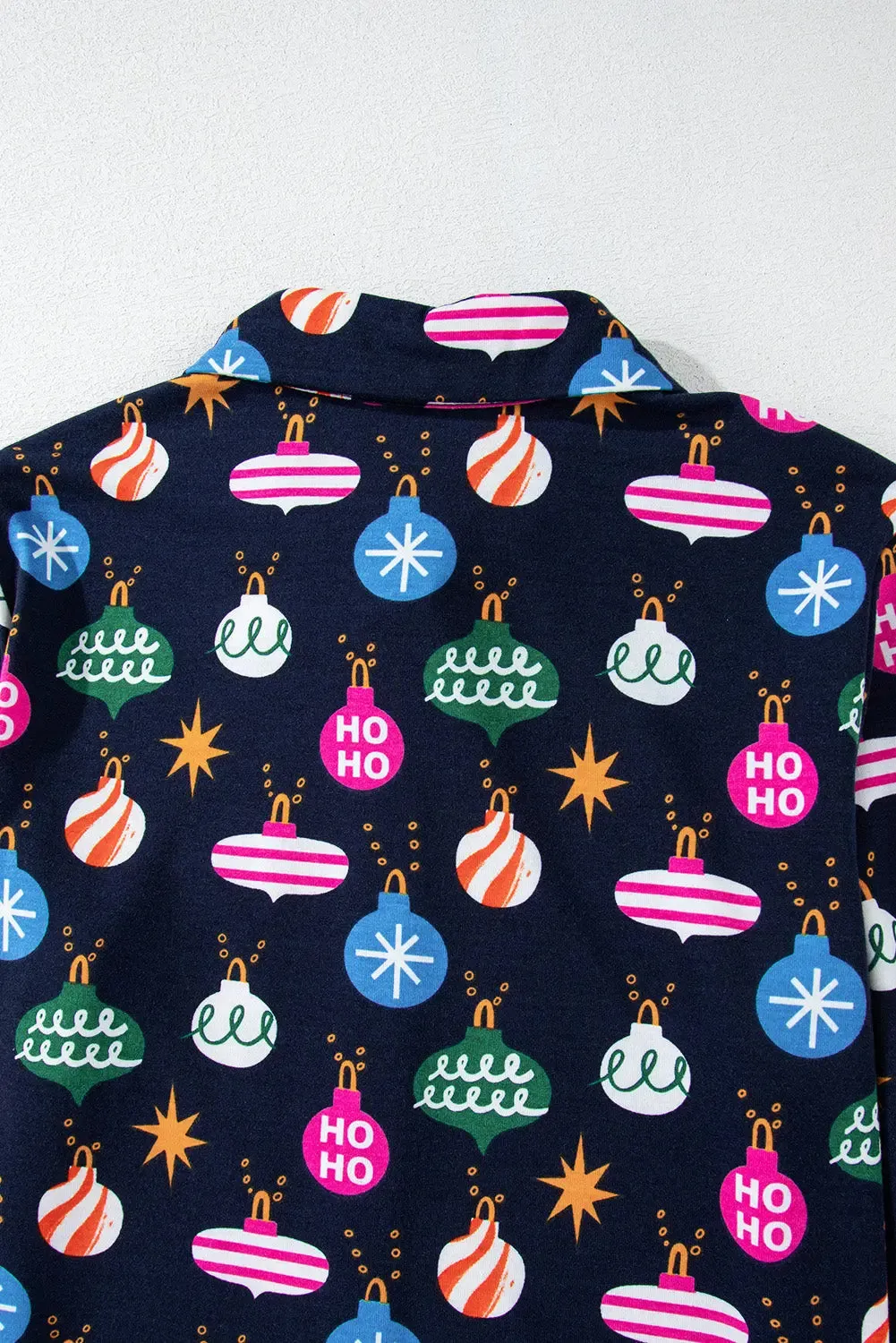 Christmas Lights Print Shirt Pyjama Set sold by Beagle Boutique product image thumbnail 5