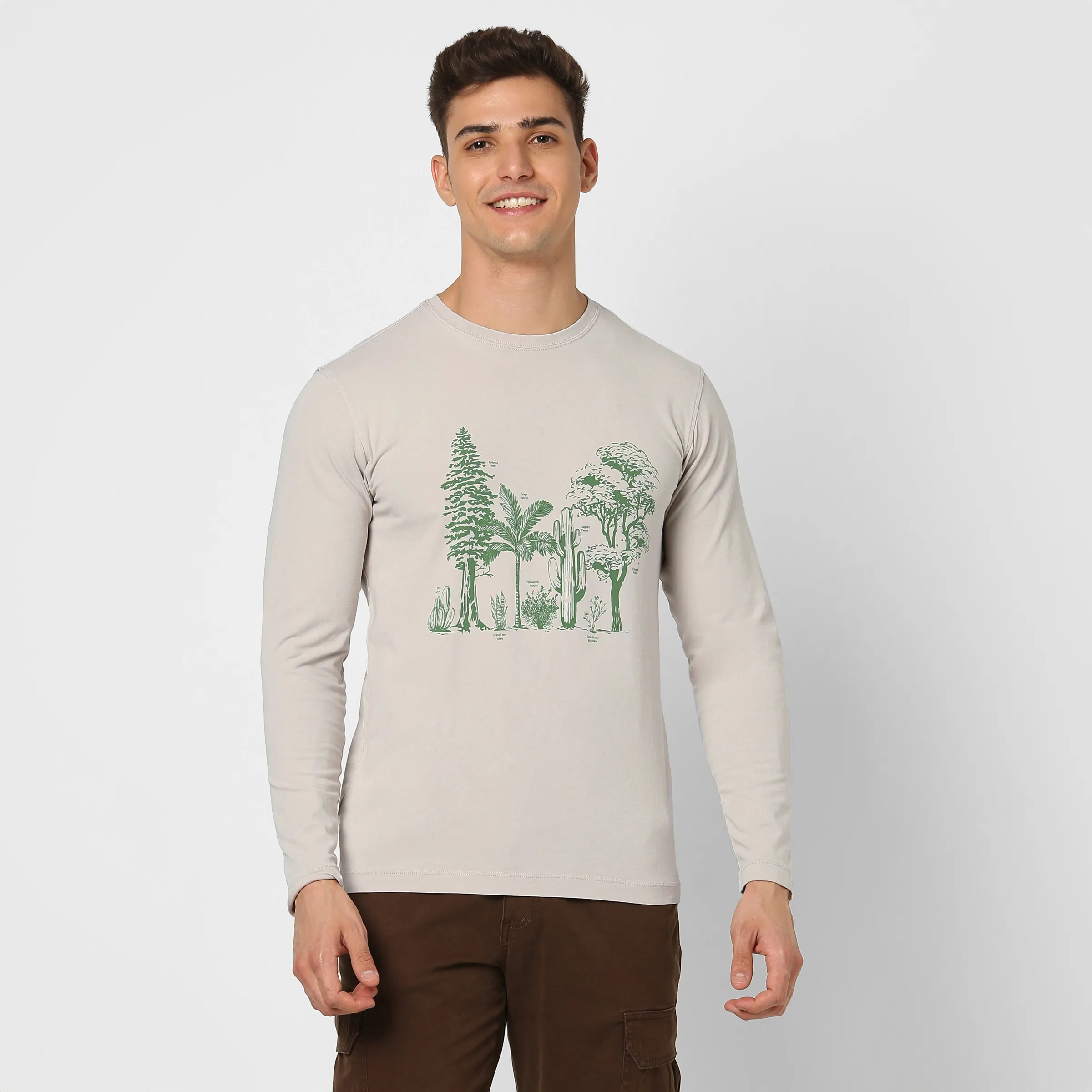 Natural Dye Graphic Long Sleeve sold by Bearbottom Clothing
