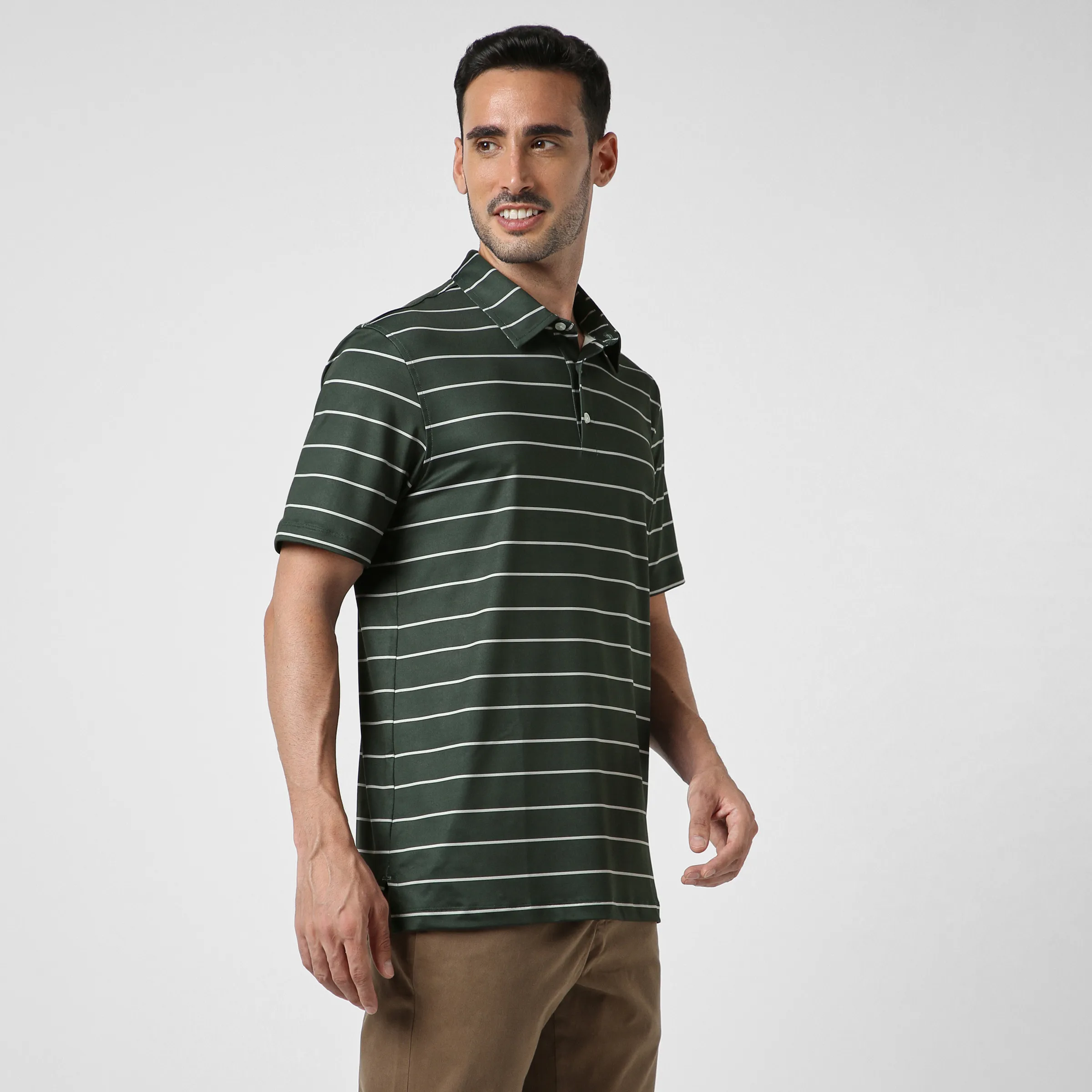 Performance Stripe Polo sold by Bearbottom Clothing product image thumbnail 3
