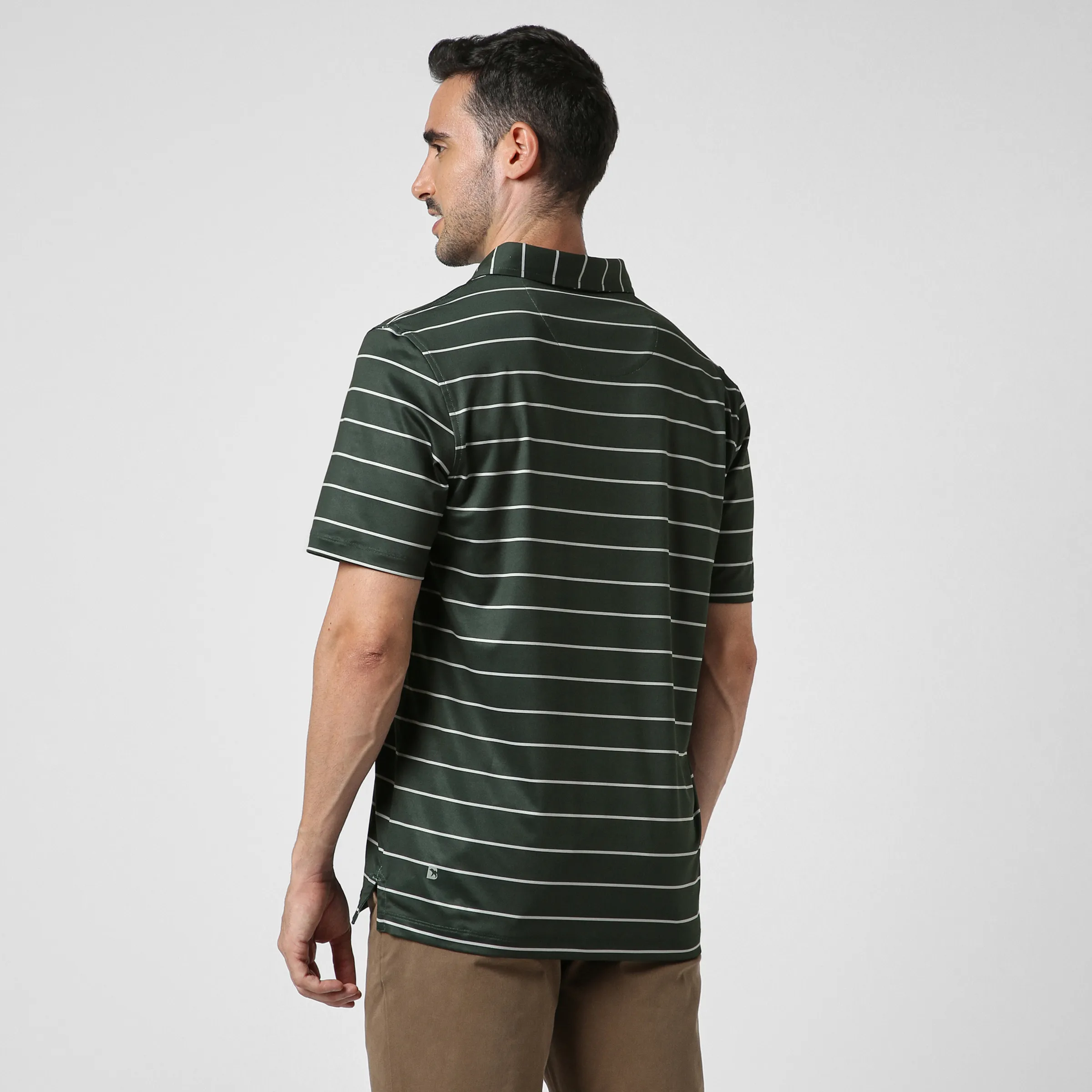 Performance Stripe Polo sold by Bearbottom Clothing product image thumbnail 4