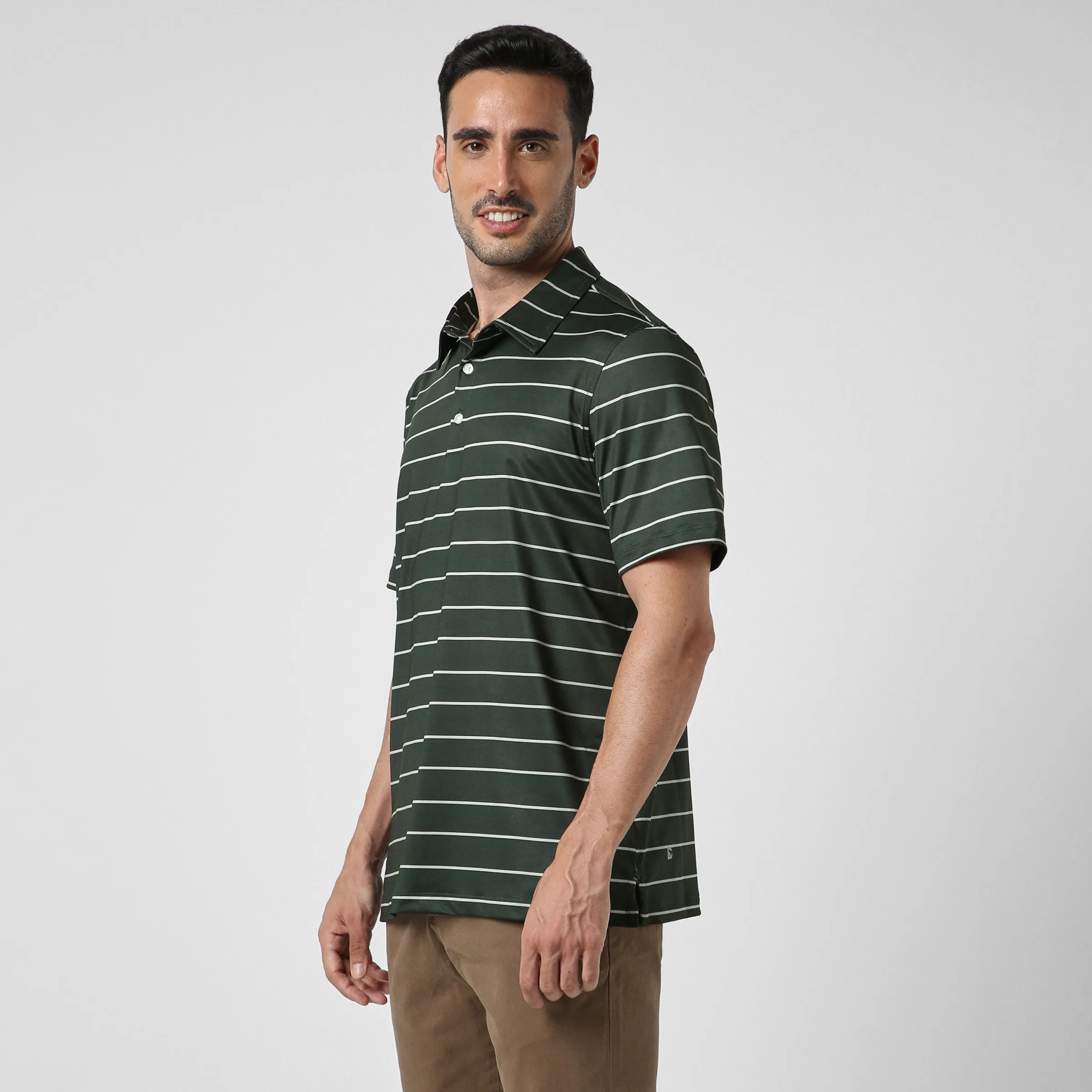 Performance Stripe Polo sold by Bearbottom Clothing product image thumbnail 2