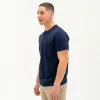Short Sleeve Stretch Henley sold by Bearbottom Clothing