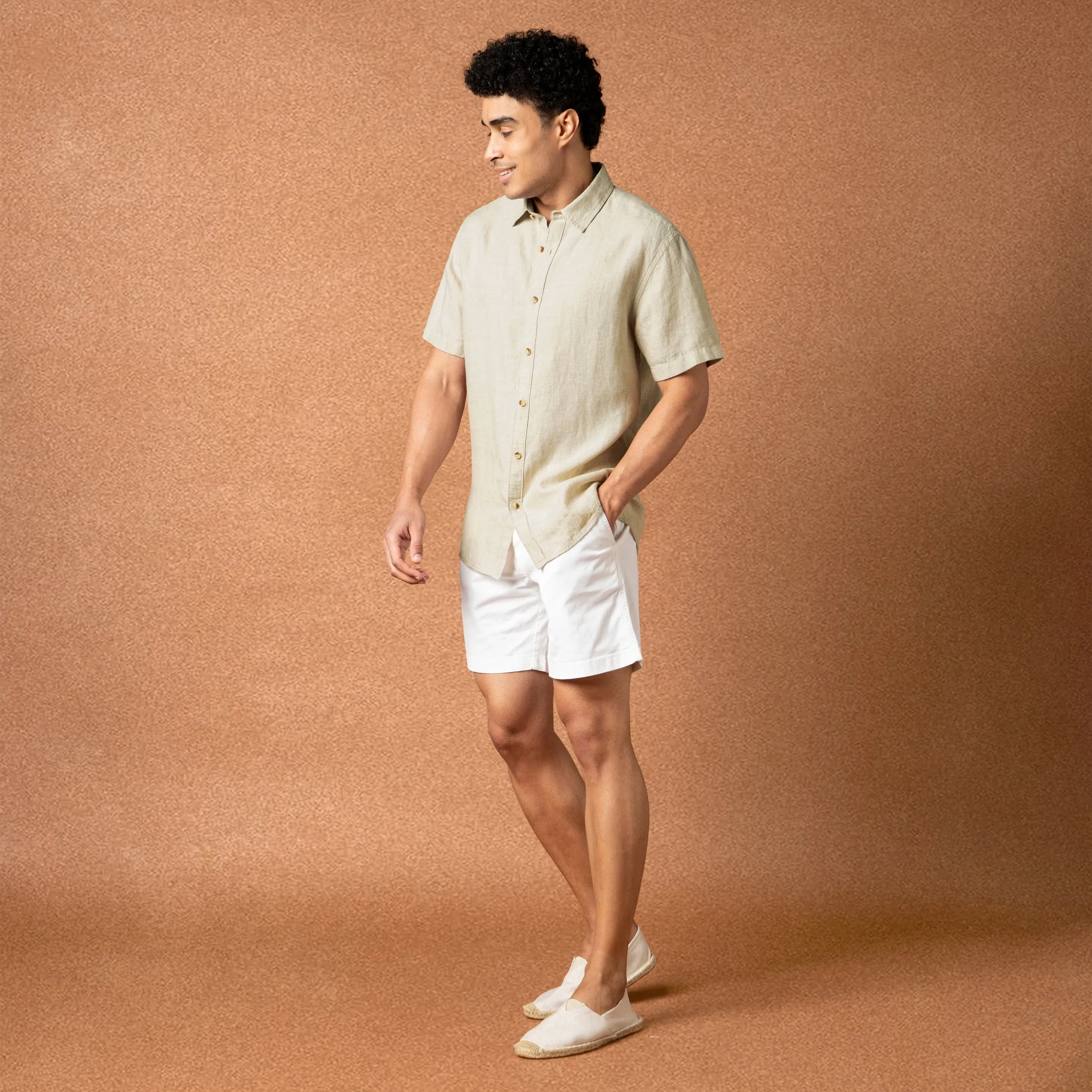 Linen Short Sleeve Shirt sold by Bearbottom Clothing product image thumbnail 5