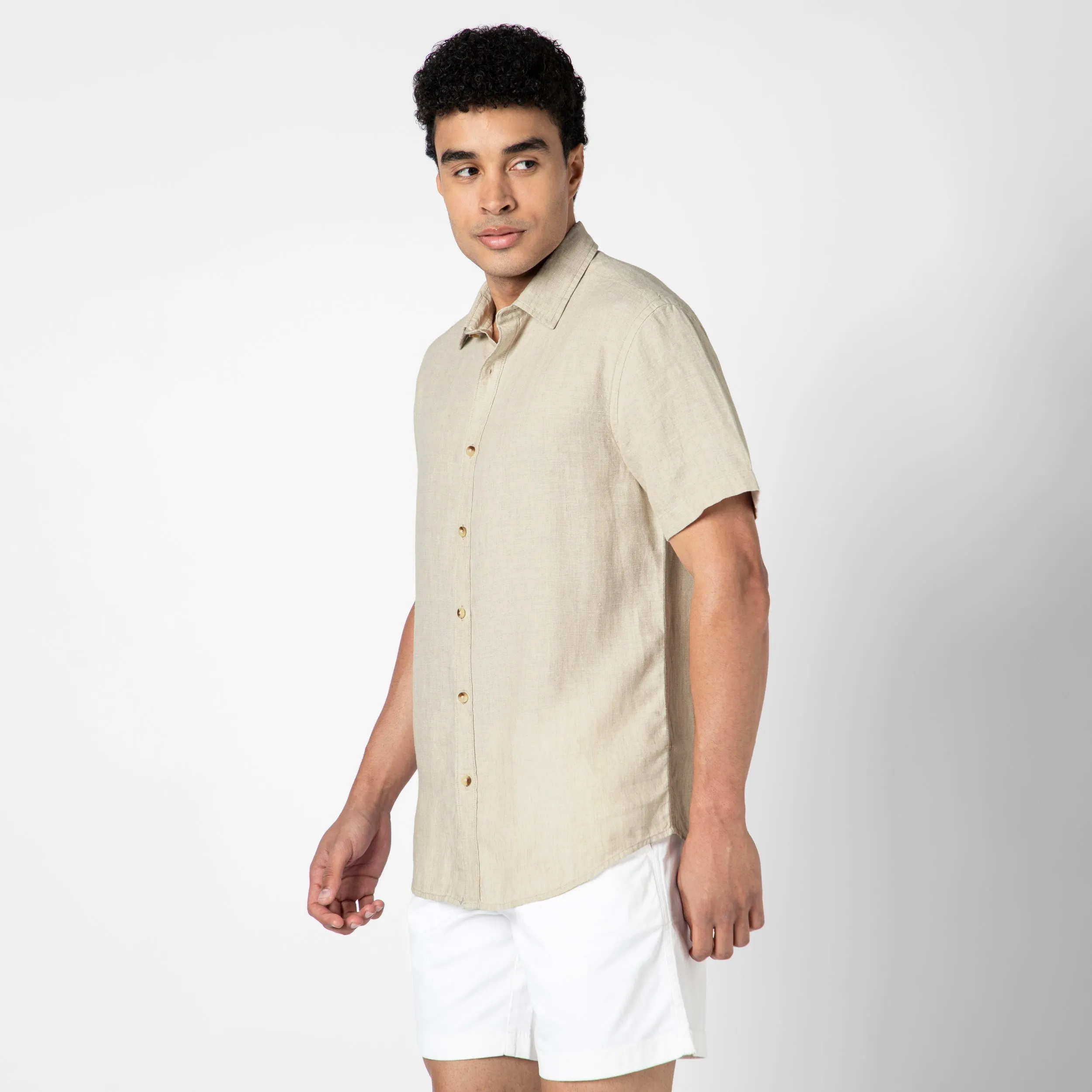 Linen Short Sleeve Shirt sold by Bearbottom Clothing product image thumbnail 2