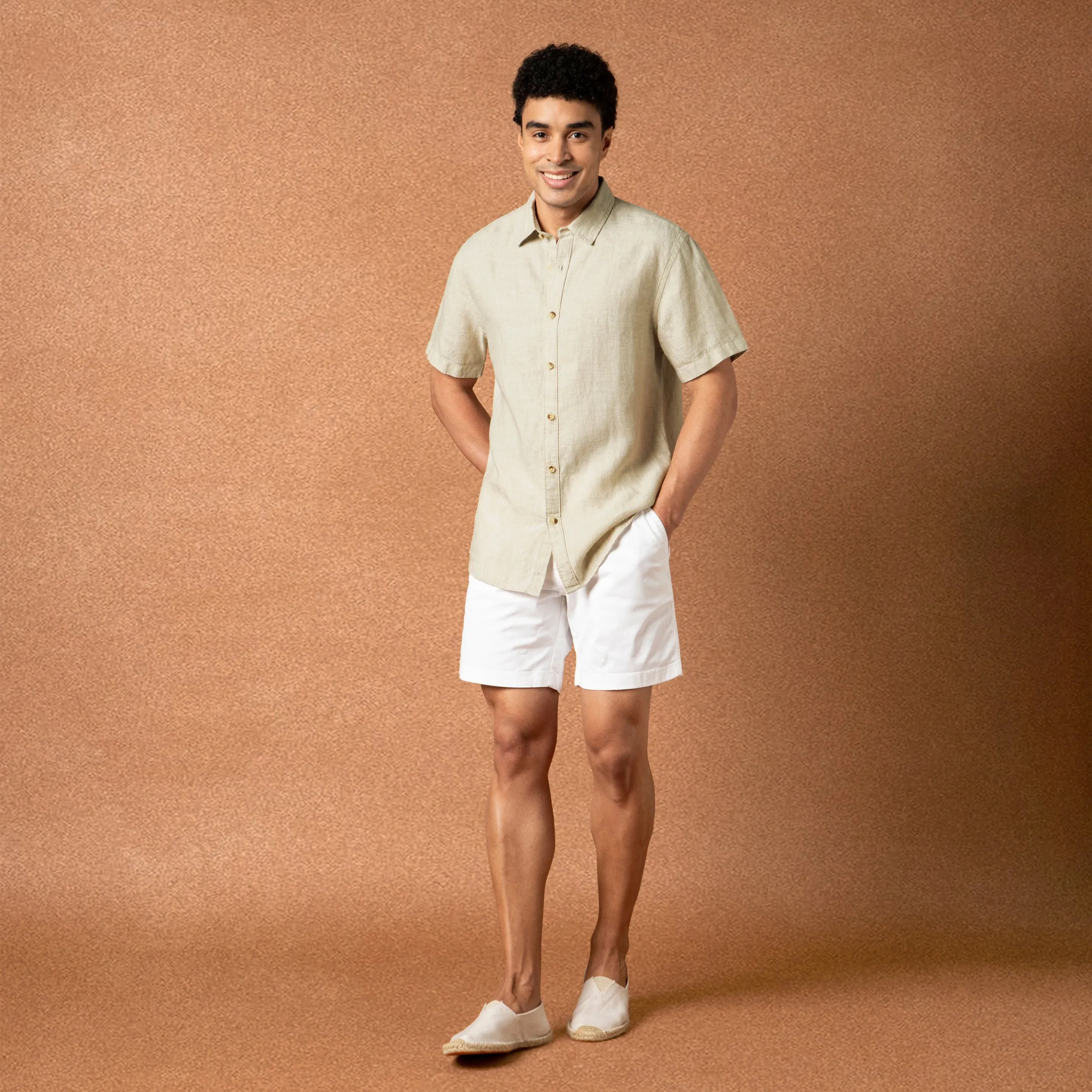 Linen Short Sleeve Shirt sold by Bearbottom Clothing product image thumbnail 4