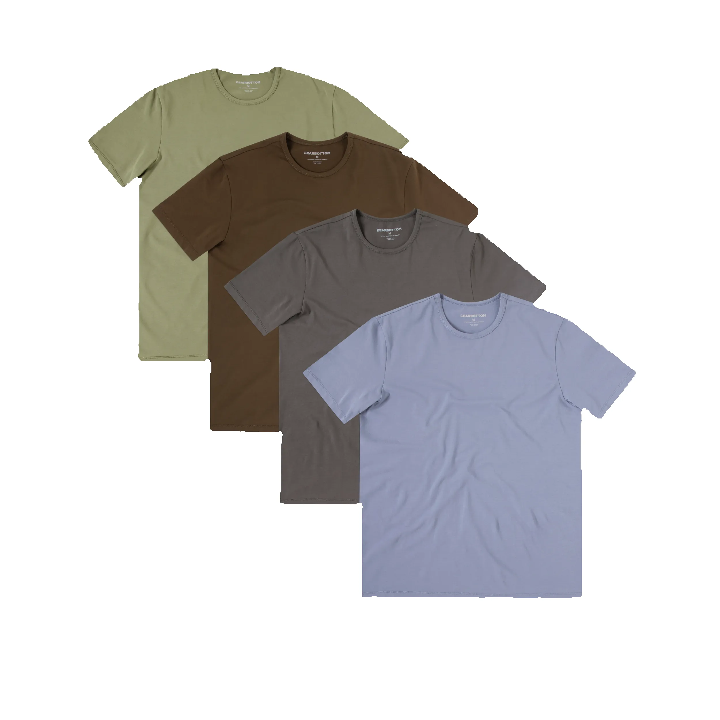 Supima Tee 4 Pack sold by Bearbottom Clothing