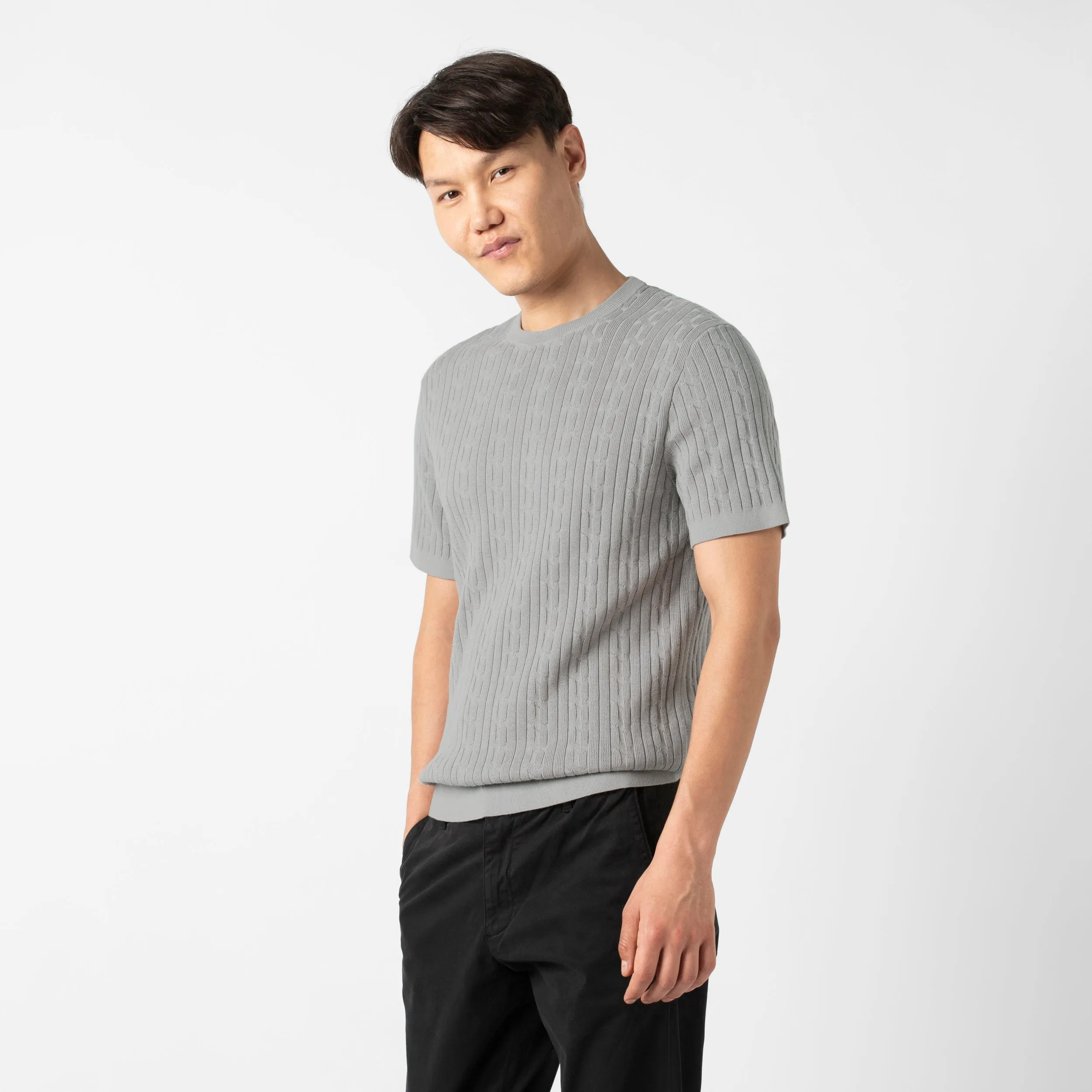 Cable Stitch Sweater Crewneck sold by Bearbottom Clothing product image thumbnail 2