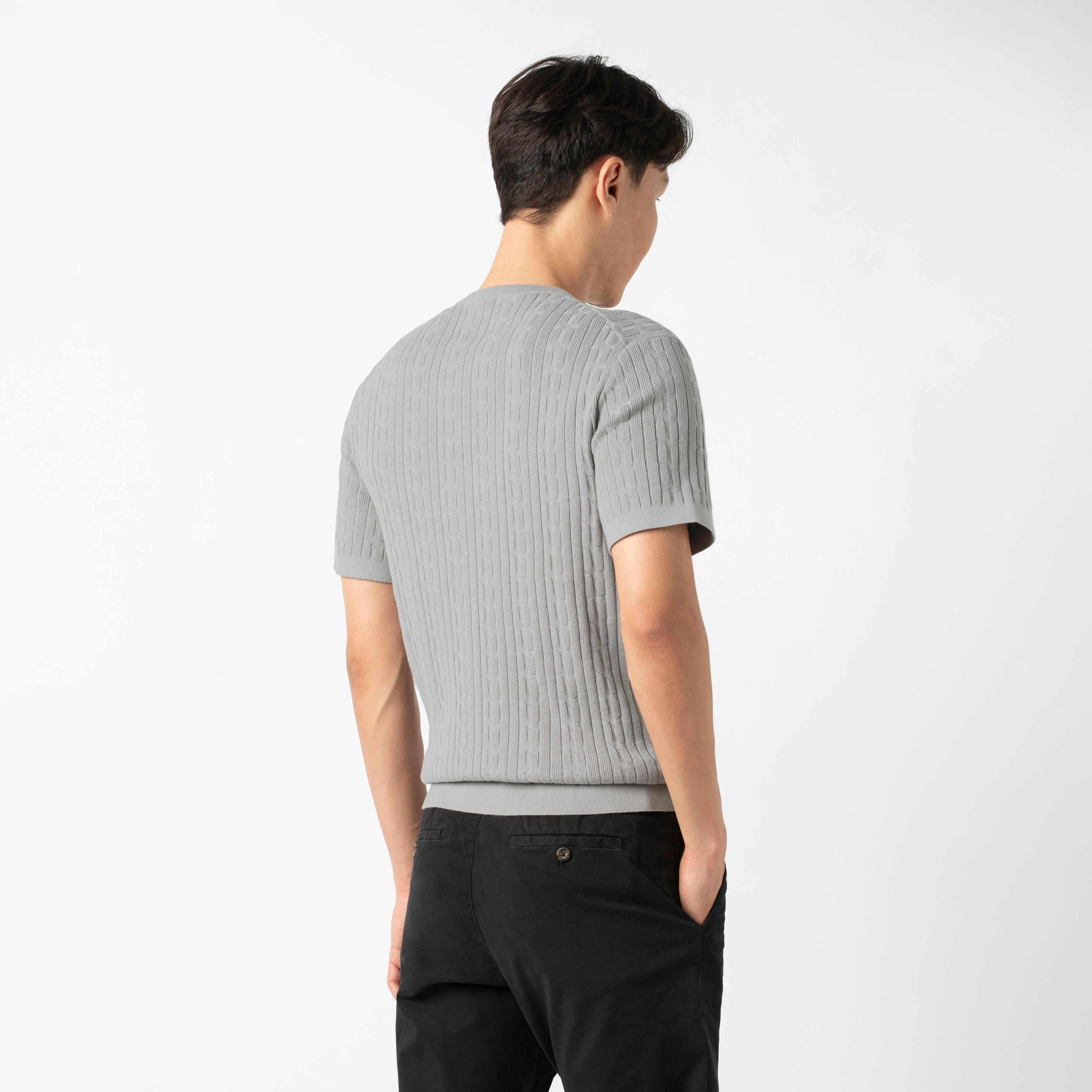 Cable Stitch Sweater Crewneck sold by Bearbottom Clothing product image thumbnail 3