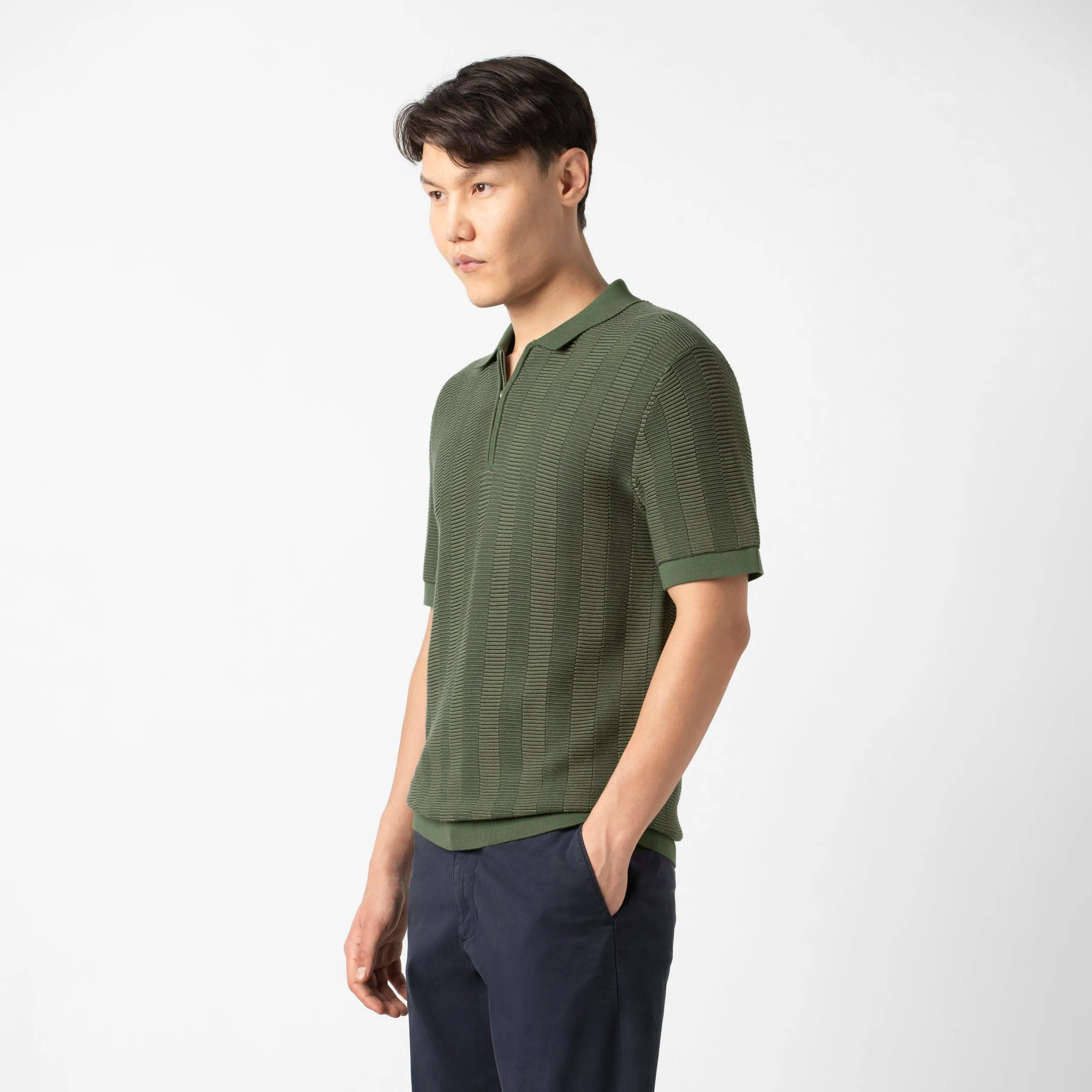 Zip Sweater Polo sold by Bearbottom Clothing product image thumbnail 2