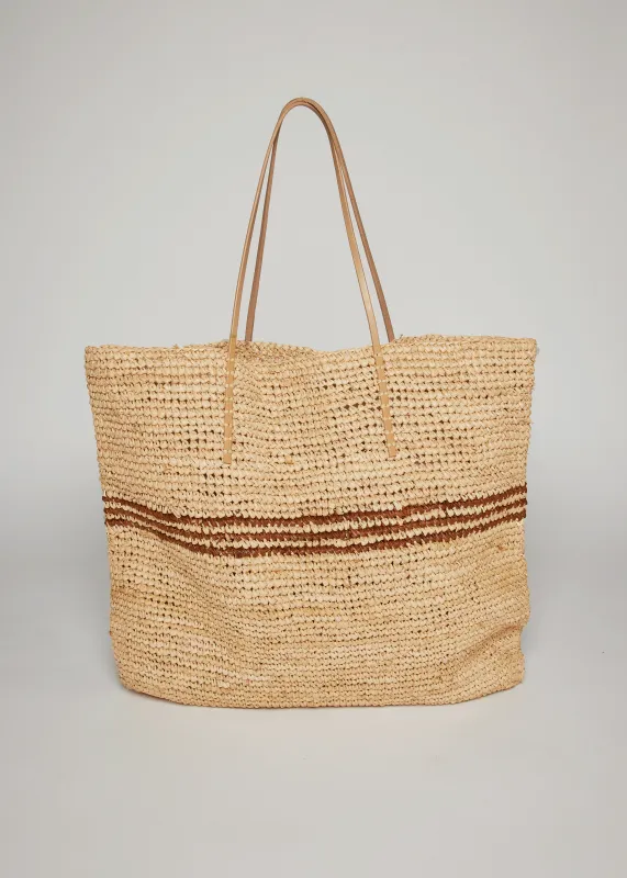 Luxe Stripe Tote sold by Hat Attack