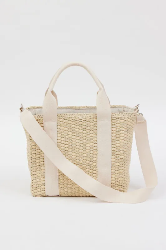 Modern Straw Cooler Tote sold by Hat Attack