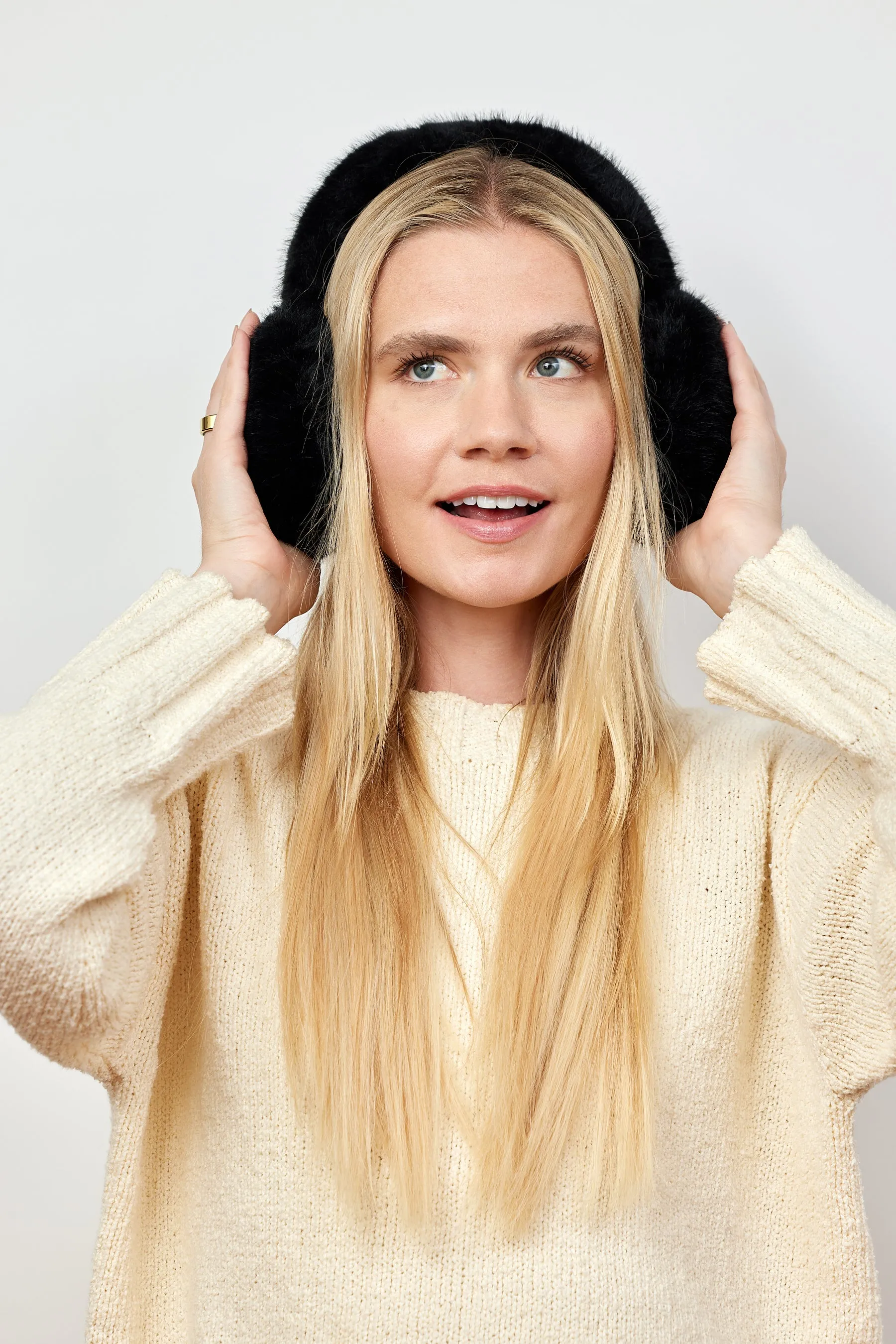 Faux Fur Earmuff sold by Hat Attack product image thumbnail 3