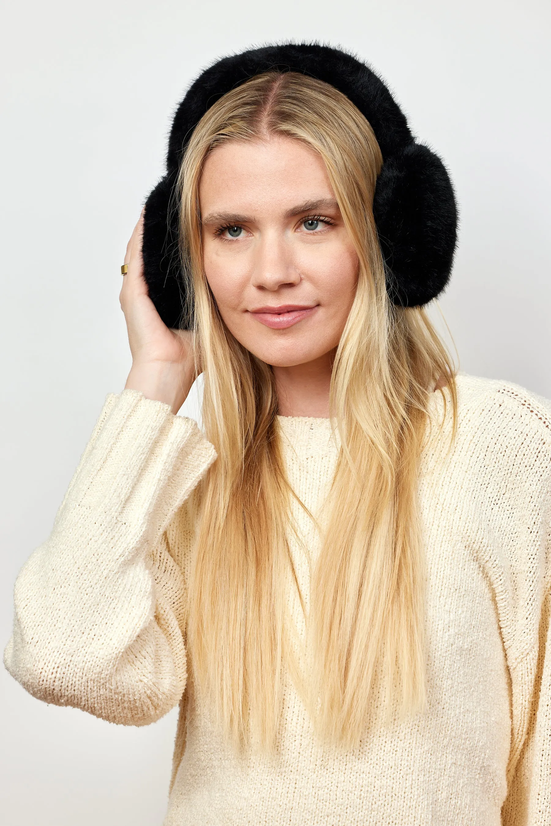 Faux Fur Earmuff sold by Hat Attack product image thumbnail 2