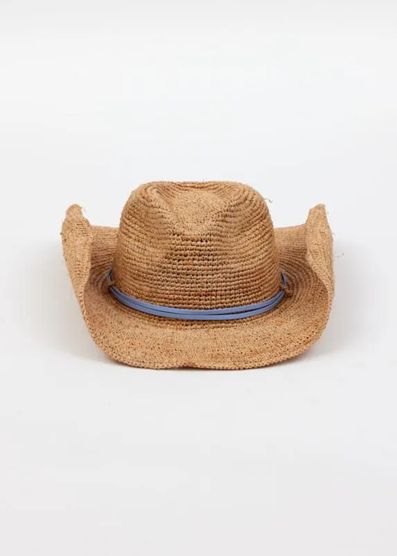Raffia Crochet Cowboy sold by Hat Attack