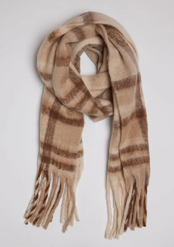 Cozy Plaid Scarf sold by Hat Attack