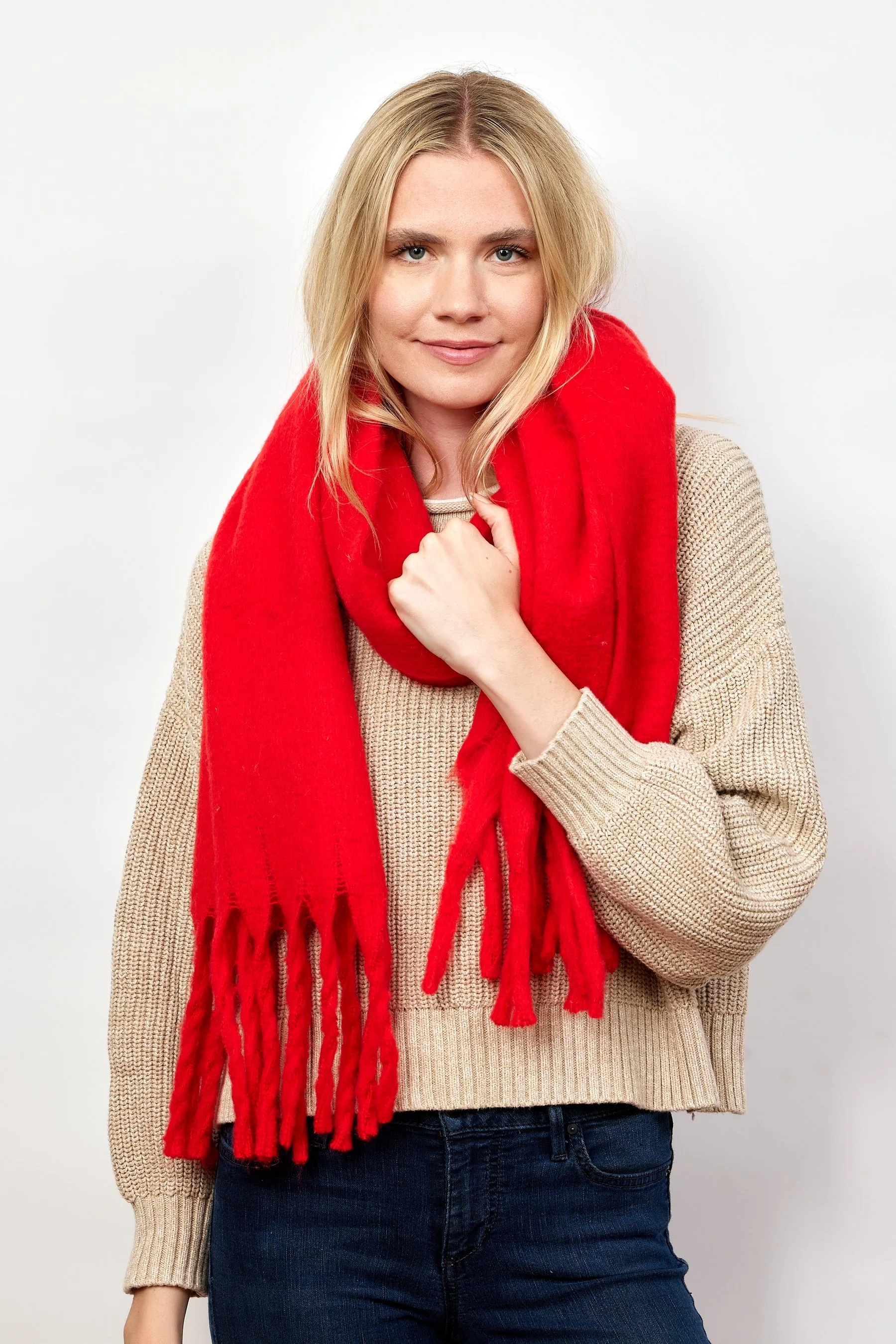 Chic Solid Scarf sold by Hat Attack product image thumbnail 2