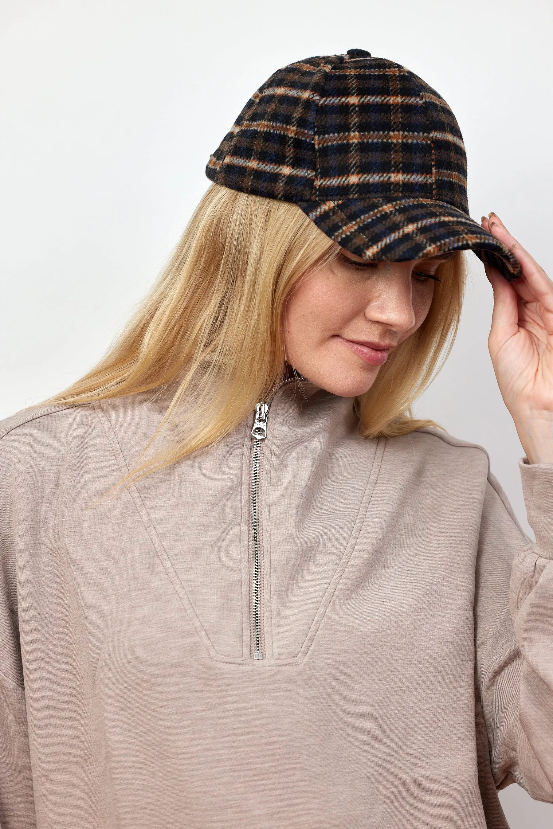 Everyday Plaid Cap sold by Hat Attack product image thumbnail 4