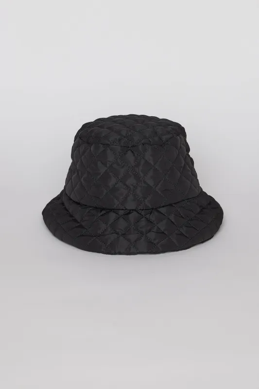 Modern Quilted Bucket sold by Hat Attack