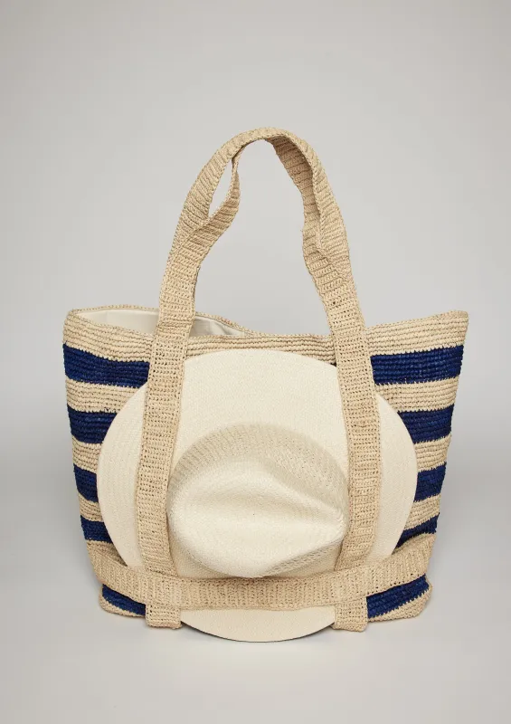 The Original Straw Traveler Bag sold by Hat Attack