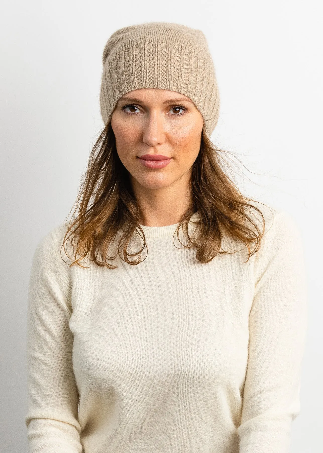 Classic Cashmere Slouchy Beanie sold by Hat Attack product image thumbnail 3