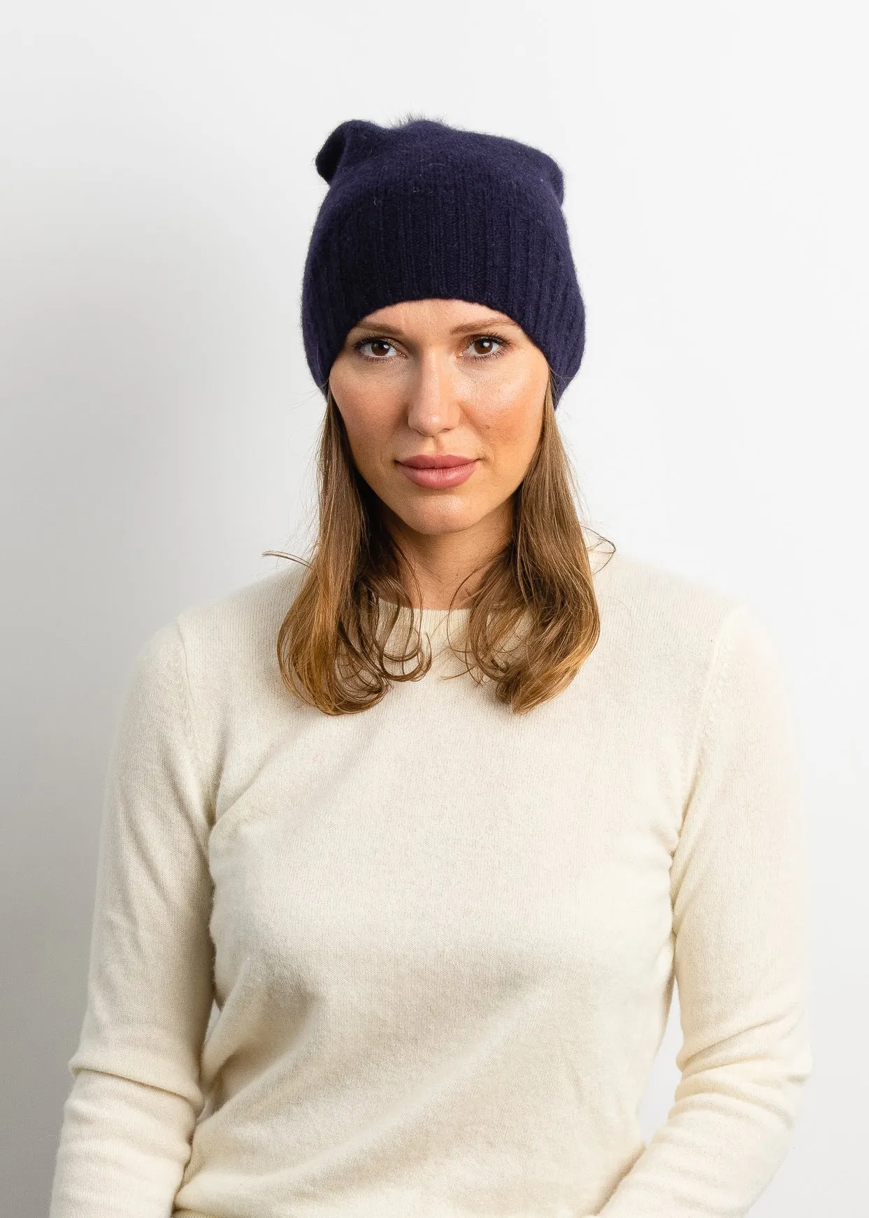 Classic Cashmere Slouchy Beanie sold by Hat Attack product image thumbnail 3