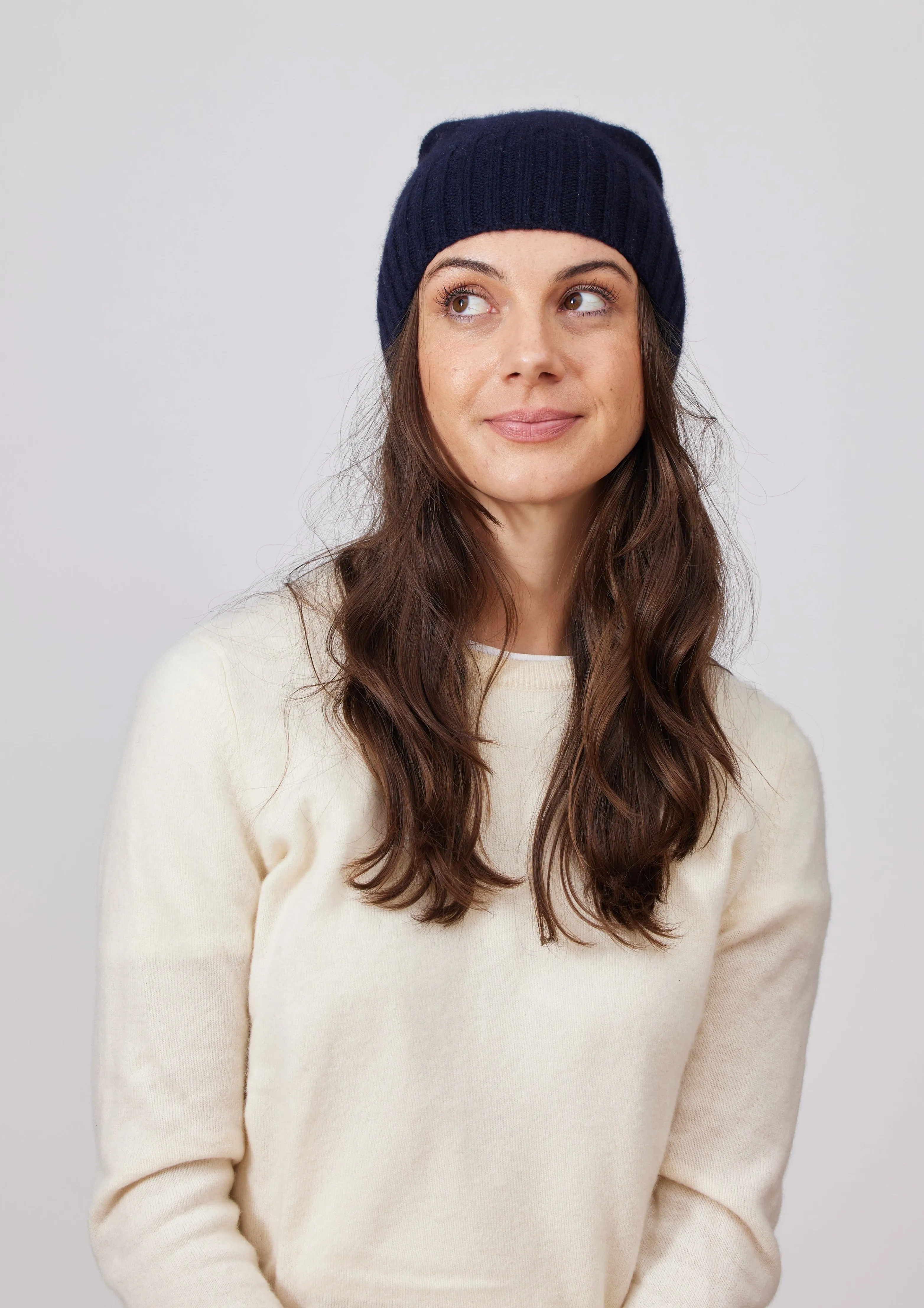 Classic Cashmere Slouchy Beanie sold by Hat Attack product image thumbnail 5