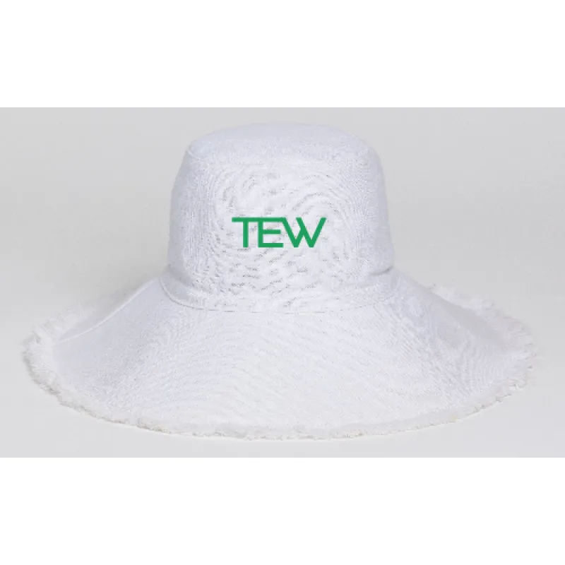 Canvas Packable Hat- White sold by Hat Attack