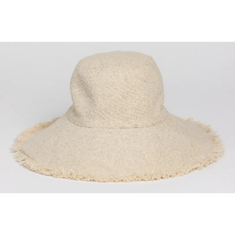 Canvas Packable Hat- Natural sold by Hat Attack