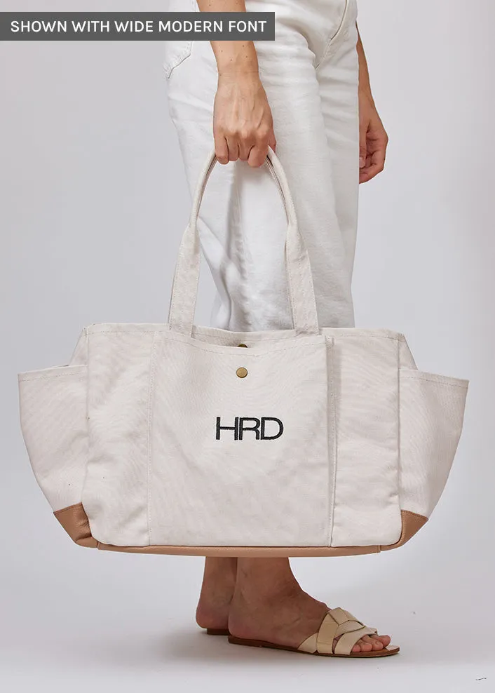 Custom Embroidered Pocket Tote sold by Hat Attack product image thumbnail 2