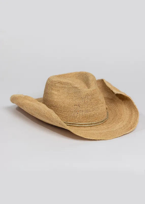 Raffia Crochet Cowboy sold by Hat Attack