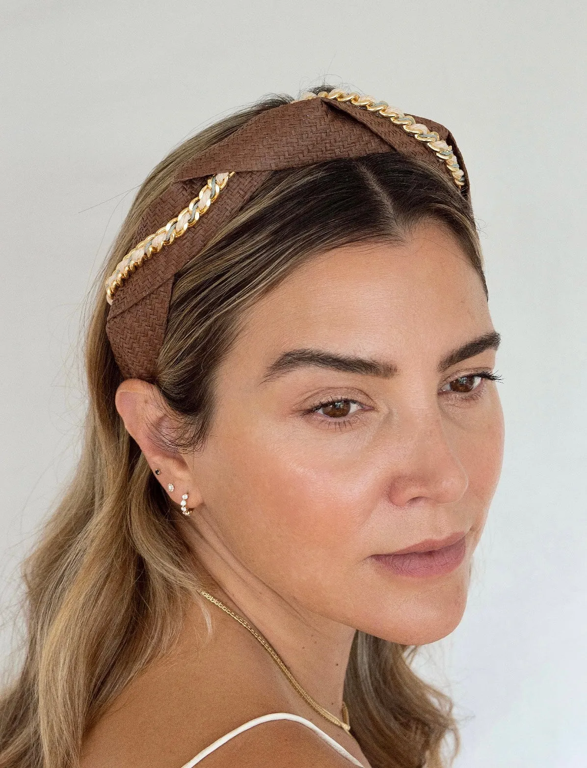 Hat Attack x Kapsule Carmela Headband- Coffee sold by Hat Attack product image thumbnail 3