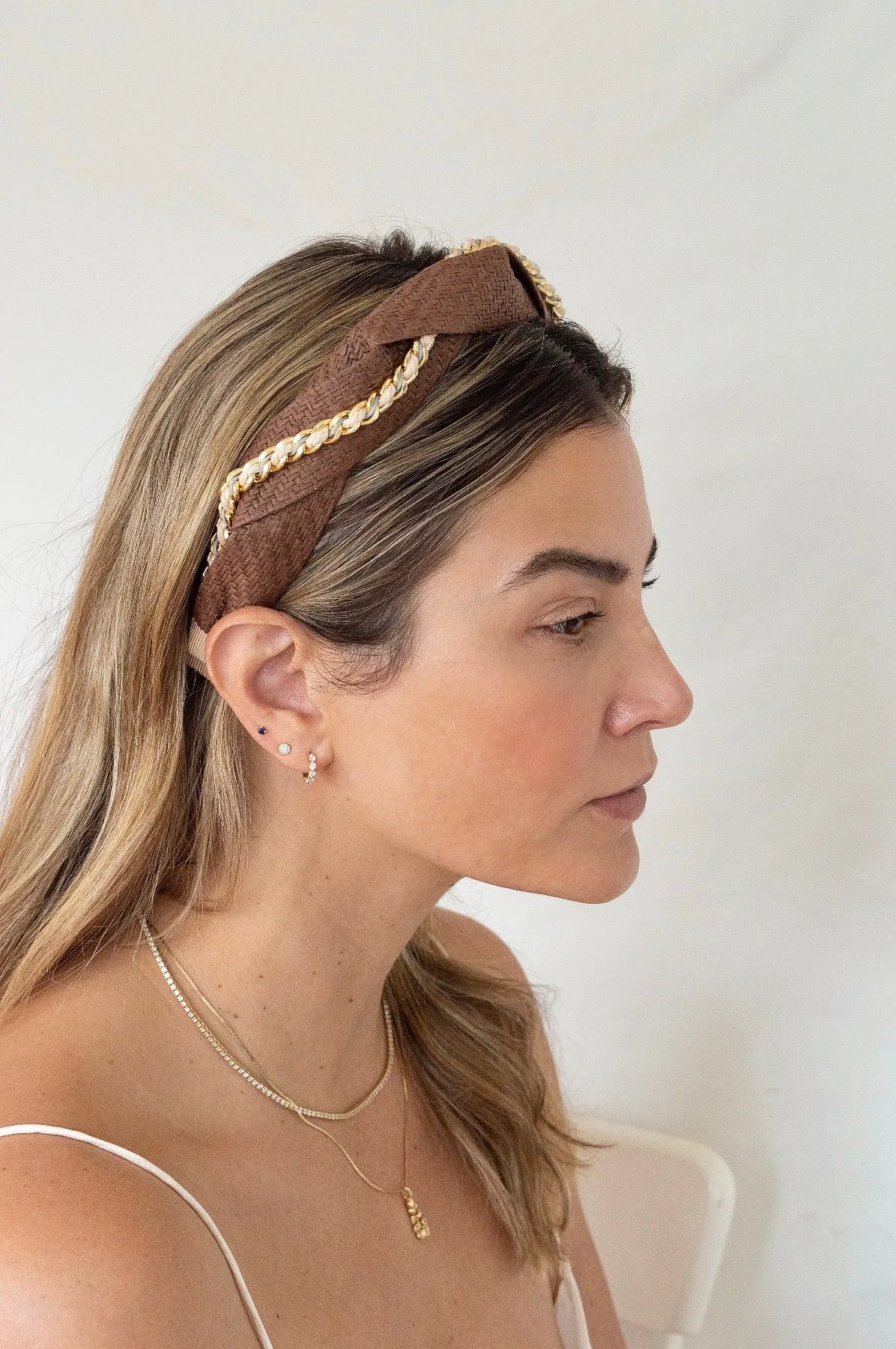 Hat Attack x Kapsule Carmela Headband- Coffee sold by Hat Attack product image thumbnail 5