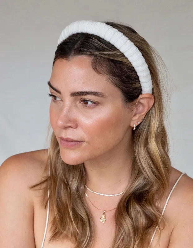 Hat Attack x Kapsule Marin Headband- White sold by Hat Attack