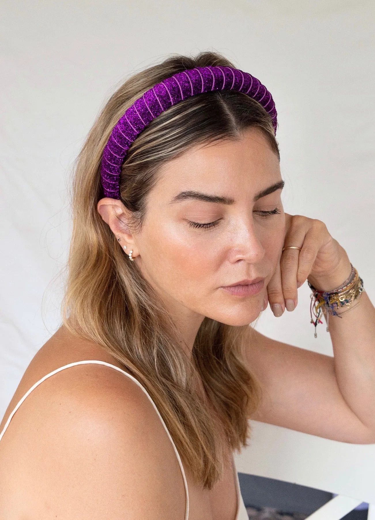 Hat Attack x Kapsule Marin Headband- Purple sold by Hat Attack product image thumbnail 5