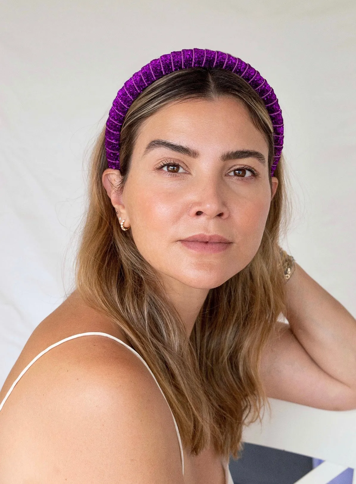 Hat Attack x Kapsule Marin Headband- Purple sold by Hat Attack product image thumbnail 4